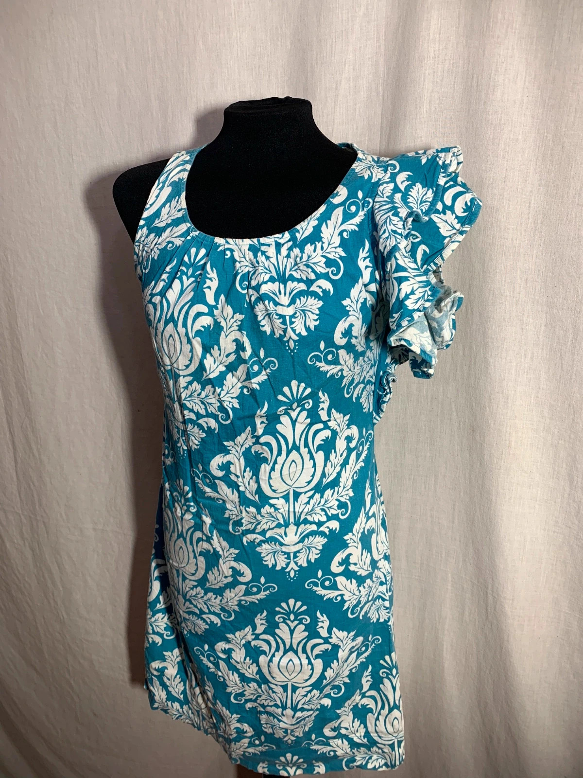 Vestido Estampado Azul Asimétrico | Blue Asymmetric Print Dress | Almatrichi – Almatrichi – taille S / 36 / 8 3