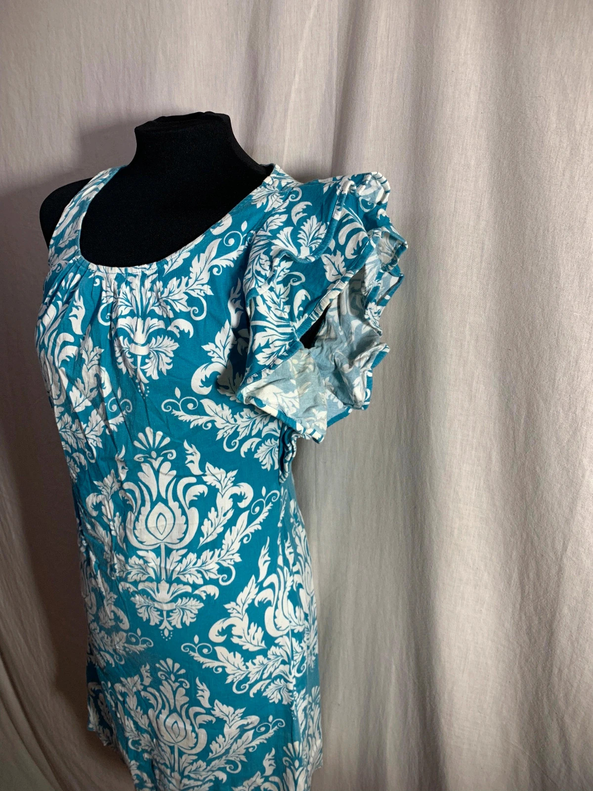 Vestido Estampado Azul Asimétrico | Blue Asymmetric Print Dress | Almatrichi – Almatrichi – taille S / 36 / 8 4