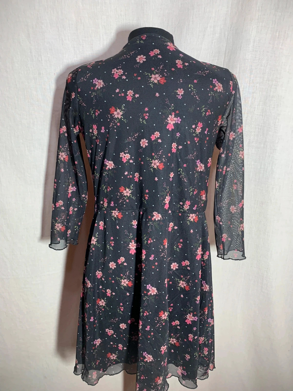 Kimono Negro Estampado Floral | Black Floral Kimono | Stradivarius – Stradivarius – taille S / 36 / 8 5