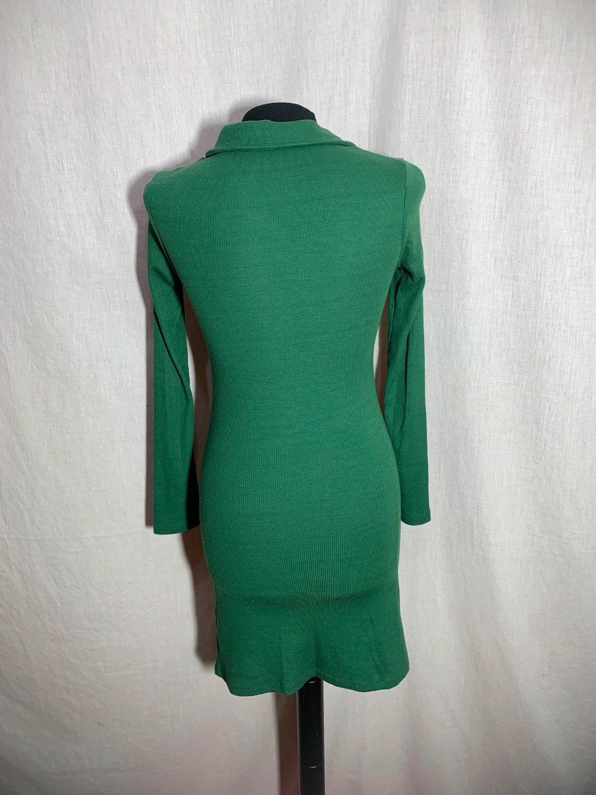 Vestido Camisero Fruncido Verde | Green Ruched Shirt Dress | Stradivarius – Stradivarius – taille S / 36 / 8 2