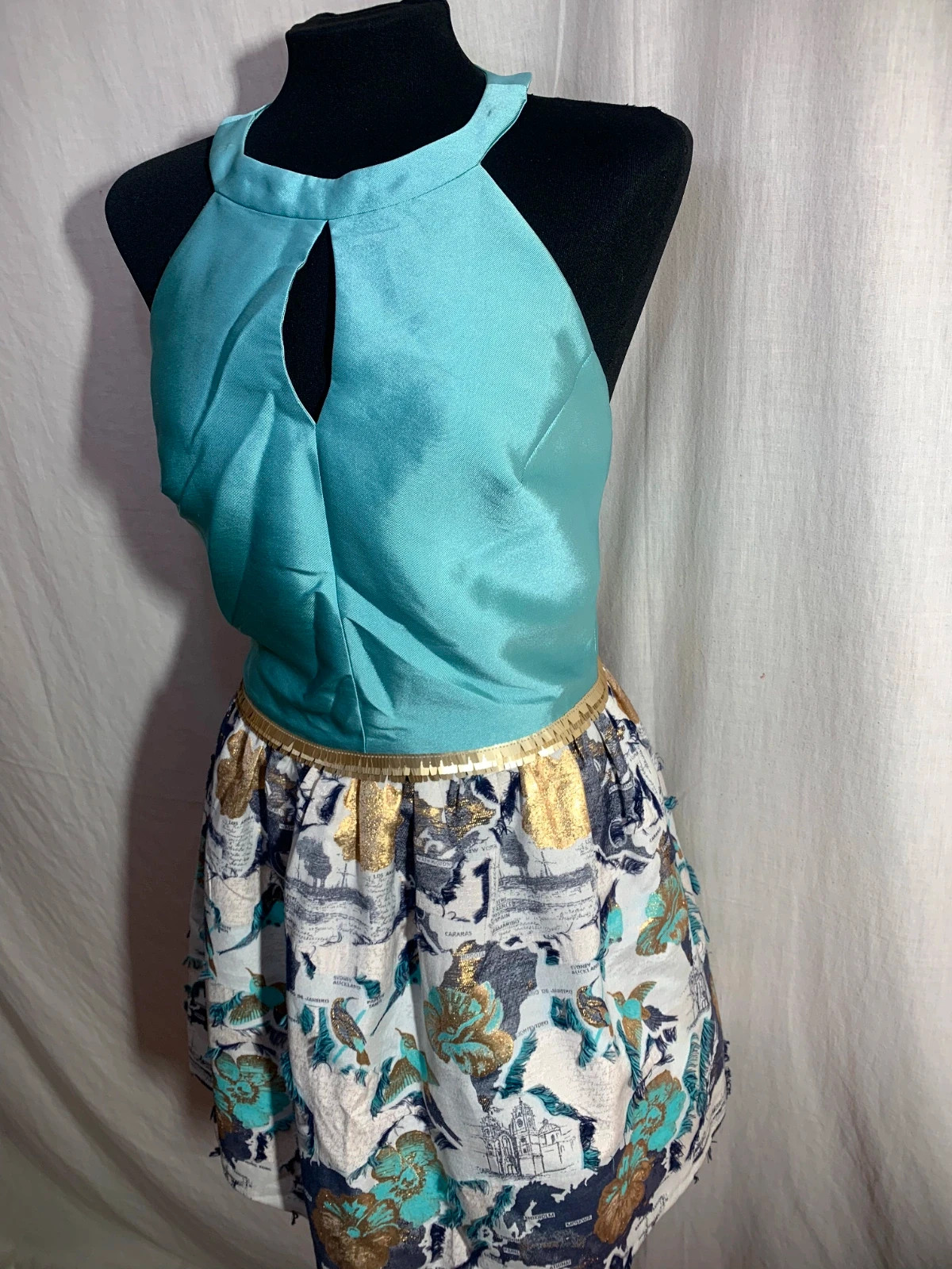 Vestido Halter Corto Turquesa | Turquoise Halter Mini Dress | El Armario de Lulu – el Armario de Lulú – taille S / 36 / 8 4