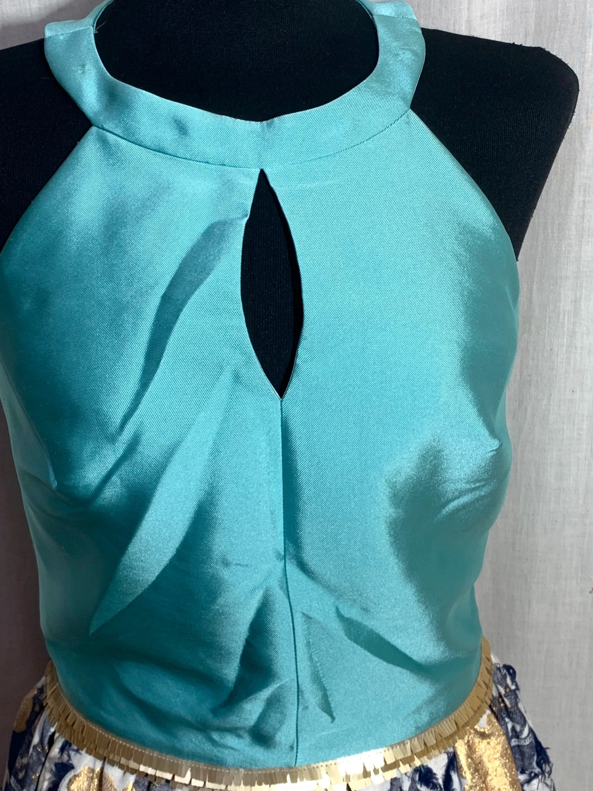 Vestido Halter Corto Turquesa | Turquoise Halter Mini Dress | El Armario de Lulu – el Armario de Lulú – taille S / 36 / 8 3