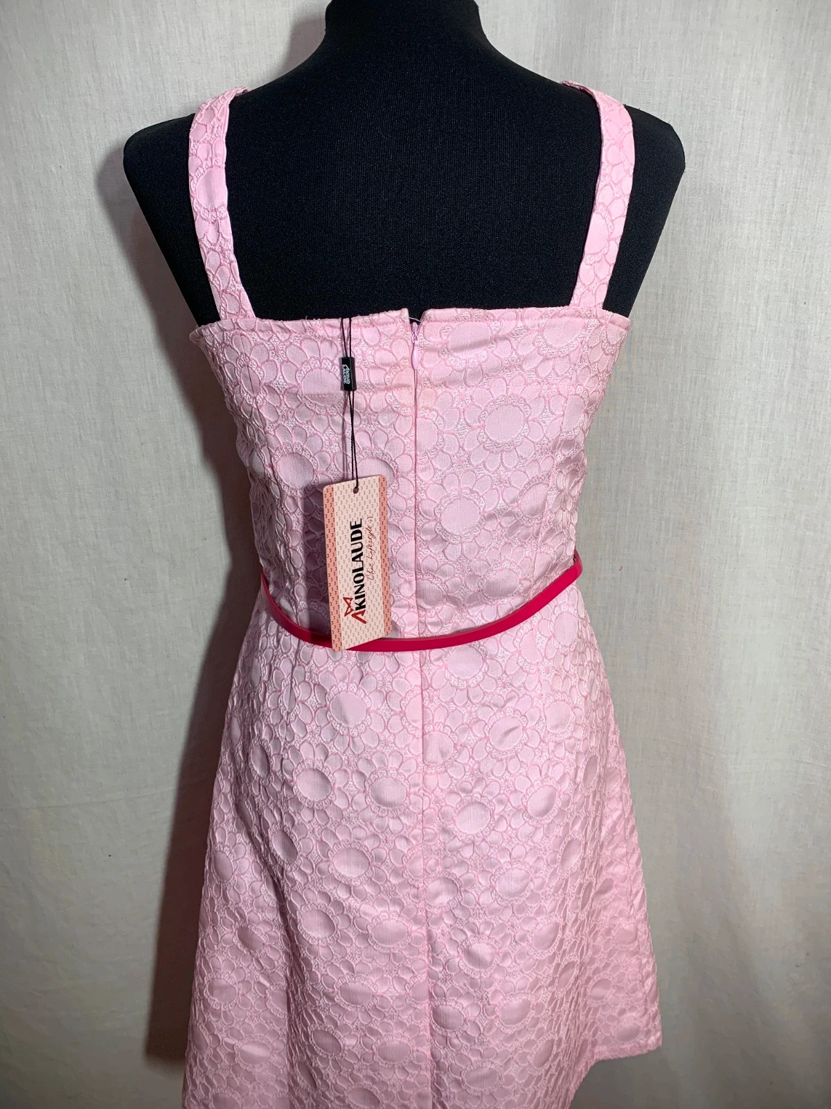 Vestido Fiesta Rosa con Tirantes | Pink Party Dress | Akino Laude – AKINO LAUDE – taille S / 36 / 8 5