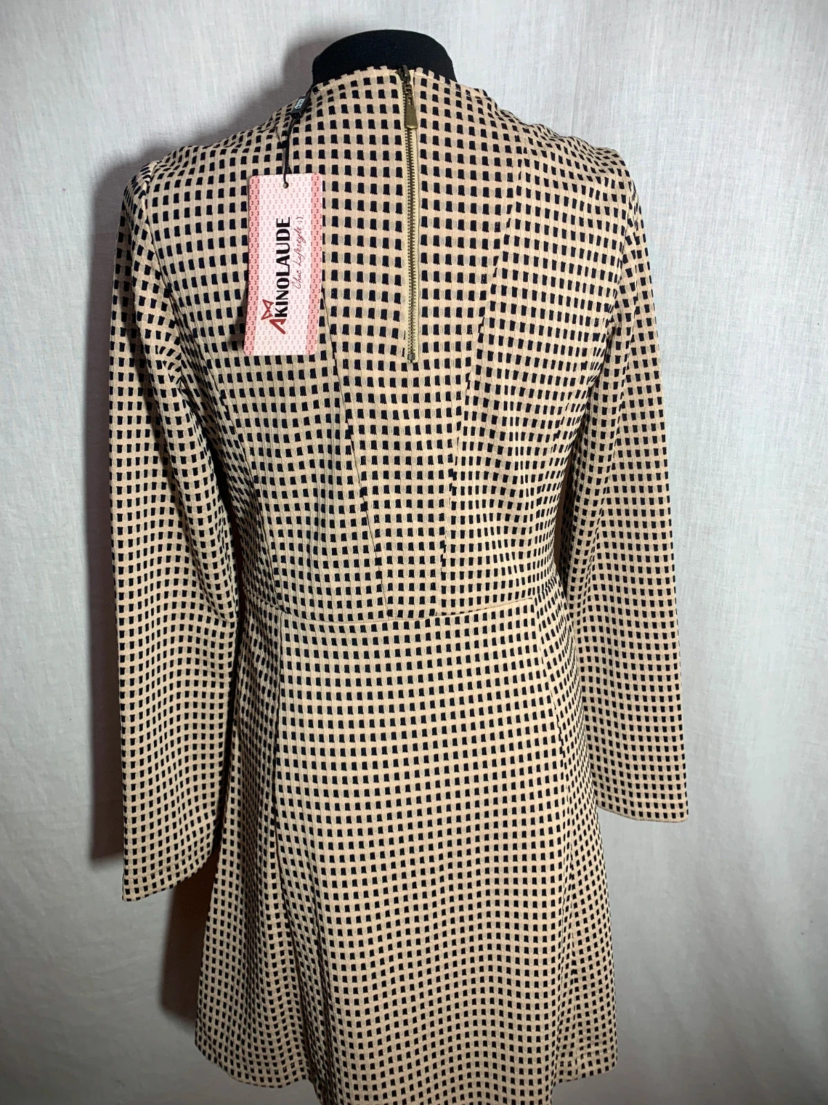Vestido de Manga Larga Estampado de Puntos | Polka Dot Long Sleeve Dress | Akino Laude – AKINO LAUDE – taille S / 36 / 8 4