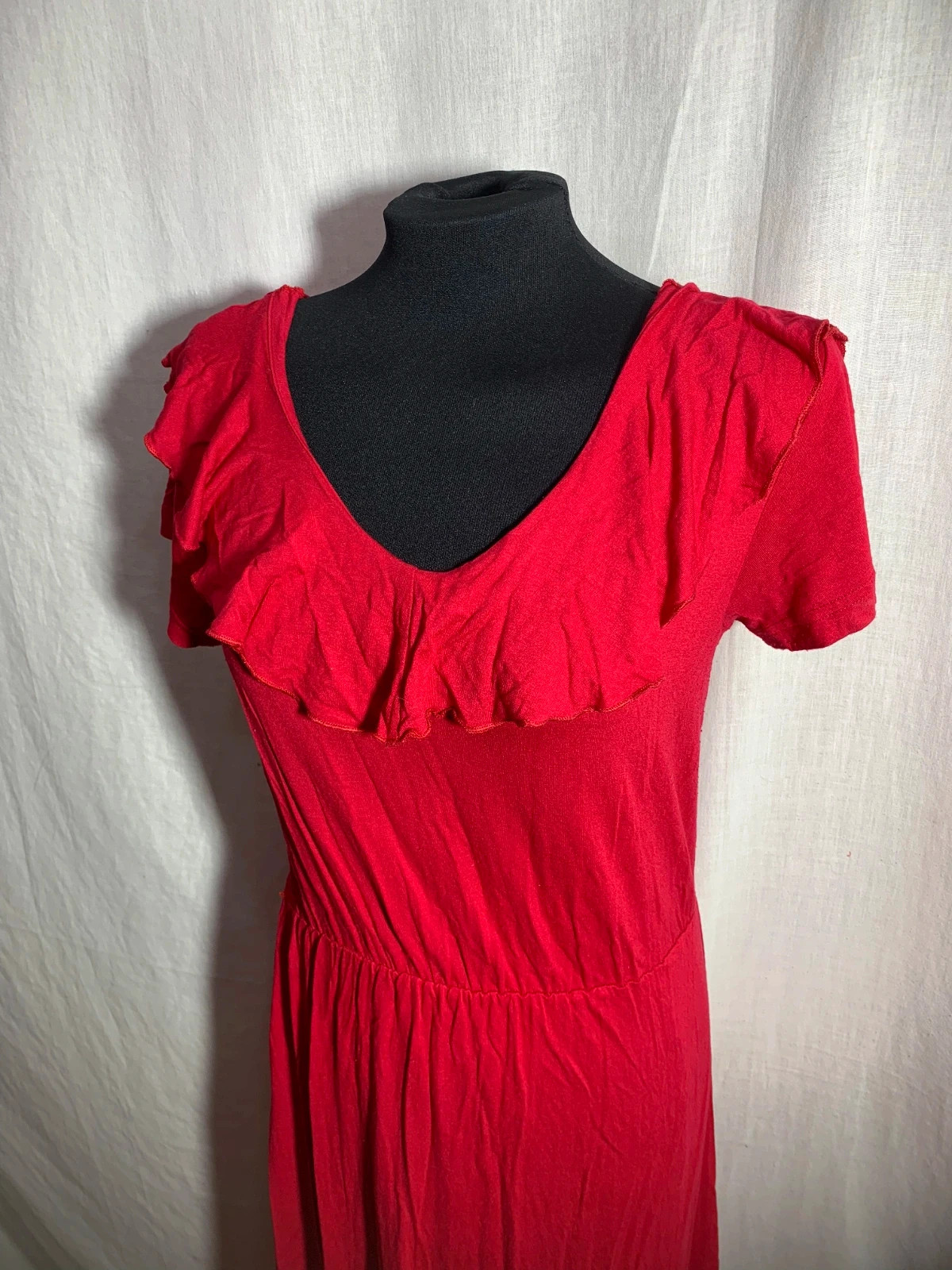 Vestido Rojo con Volantes | Red Ruffled Dress | Riverside – Riverside – taille M / 38 / 10 4