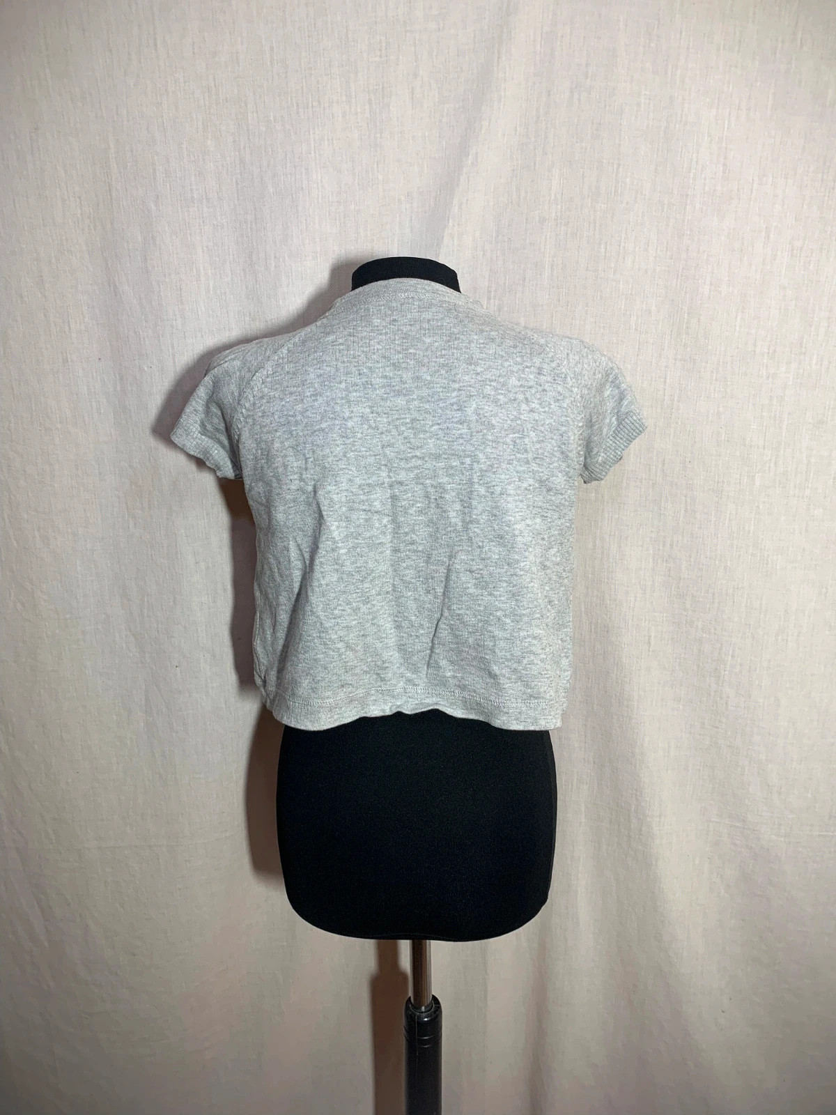 Bolero de Punto Gris Claro | Light Grey Knit Bolero | TRF – TRF Denim – taille L / 40 / 12 2