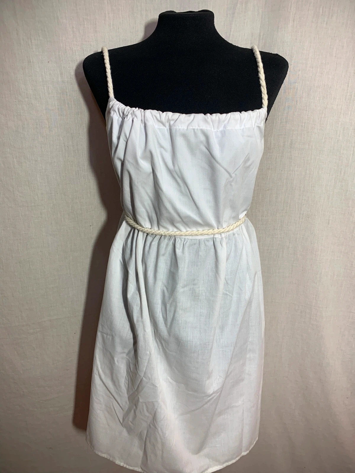 Vestido de Tirantes Blanco | White Sleeveless Dress | Pepa Habernau – taille XS / 34 / 6 3