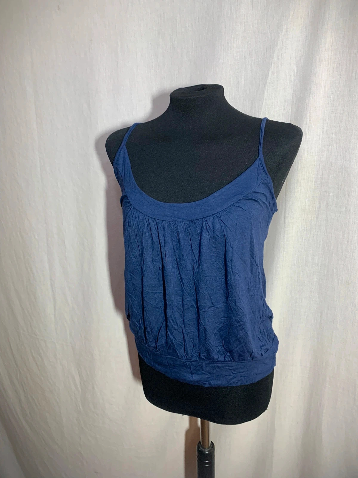 Blusa Azul sin Mangas | Blue Sleeveless Blouse | Local – taille XL / 42 / 14 5