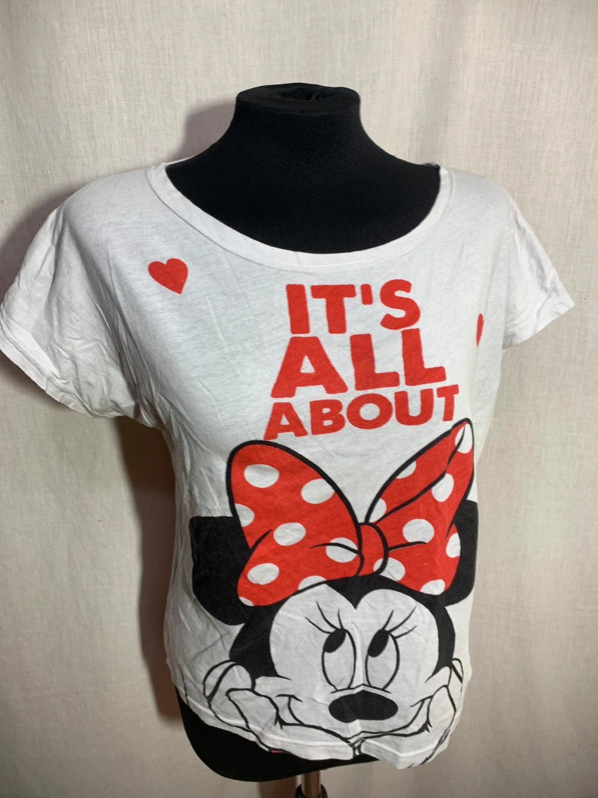 Camiseta Blanca Minnie Mouse | White Minnie Mouse Tee | Disney – Disney – taille XL / 42 / 14 3