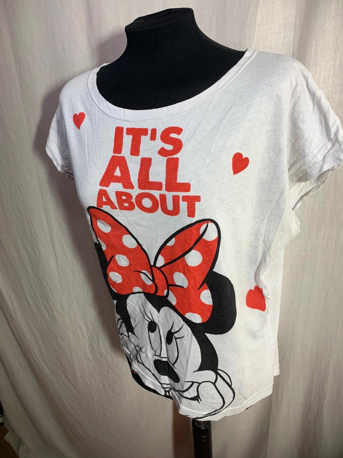 Camiseta Blanca Minnie Mouse | White Minnie Mouse Tee | Disney – Disney – taille XL / 42 / 14 4