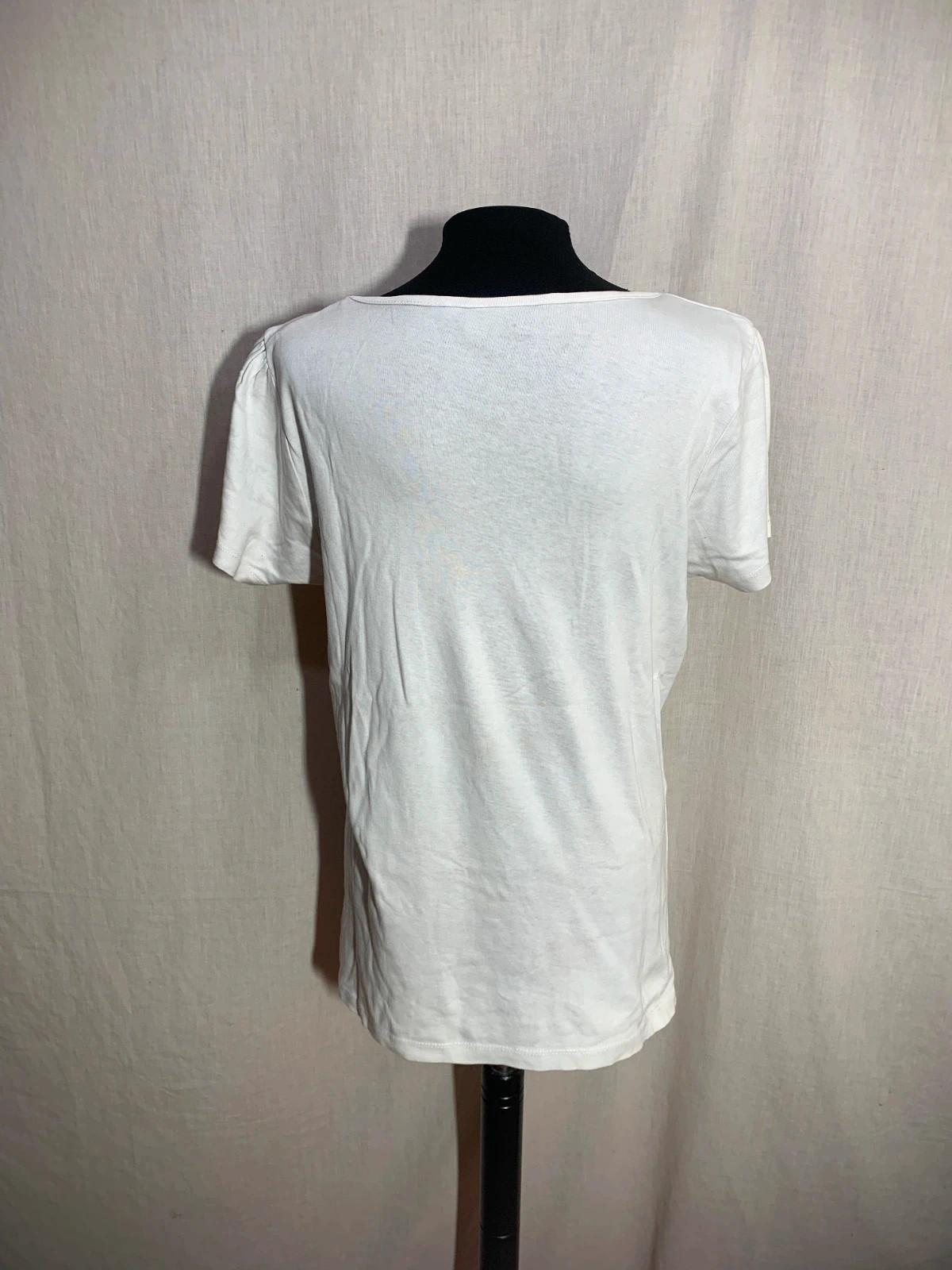 Camiseta Blanca con Letras de Colores | Colorful Letters White Tee | Ikebana – ikebana – taille XXXL / 46 / 18 4