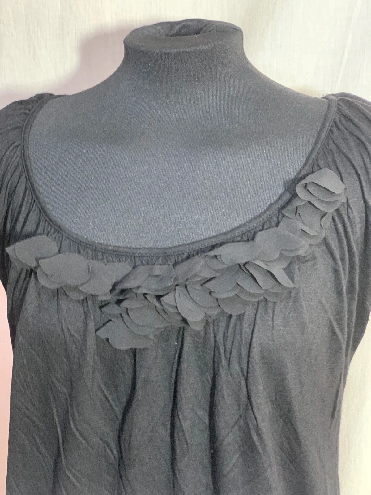 Camiseta sin Mangas Negra | Black Sleeveless T-Shirt – H&M – taille S / 36 / 8 4