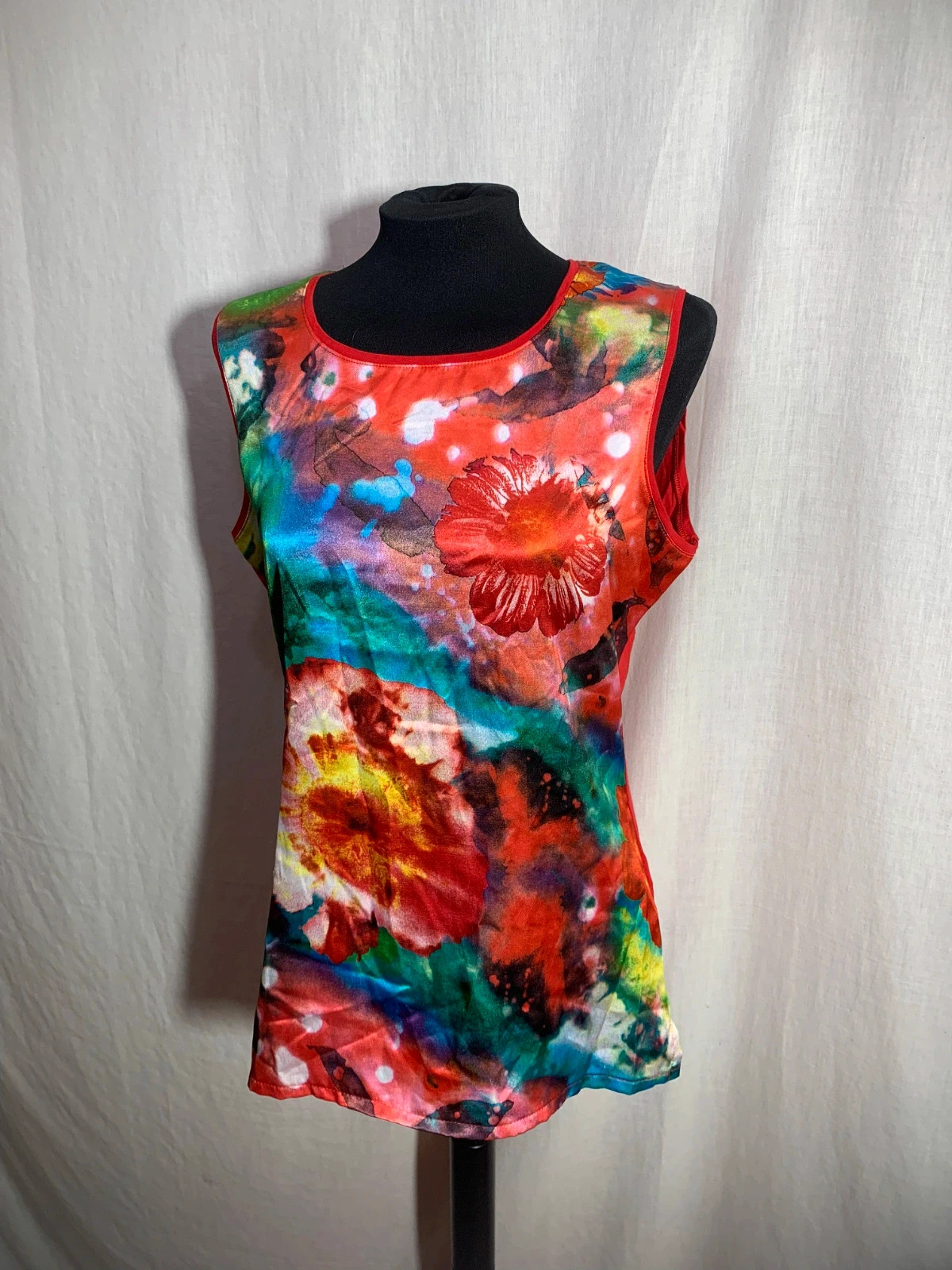 Camiseta sin Tirantes con Estampado Agua de Colores | Punto Roma – Punto Roma – taille S / 36 / 8 3