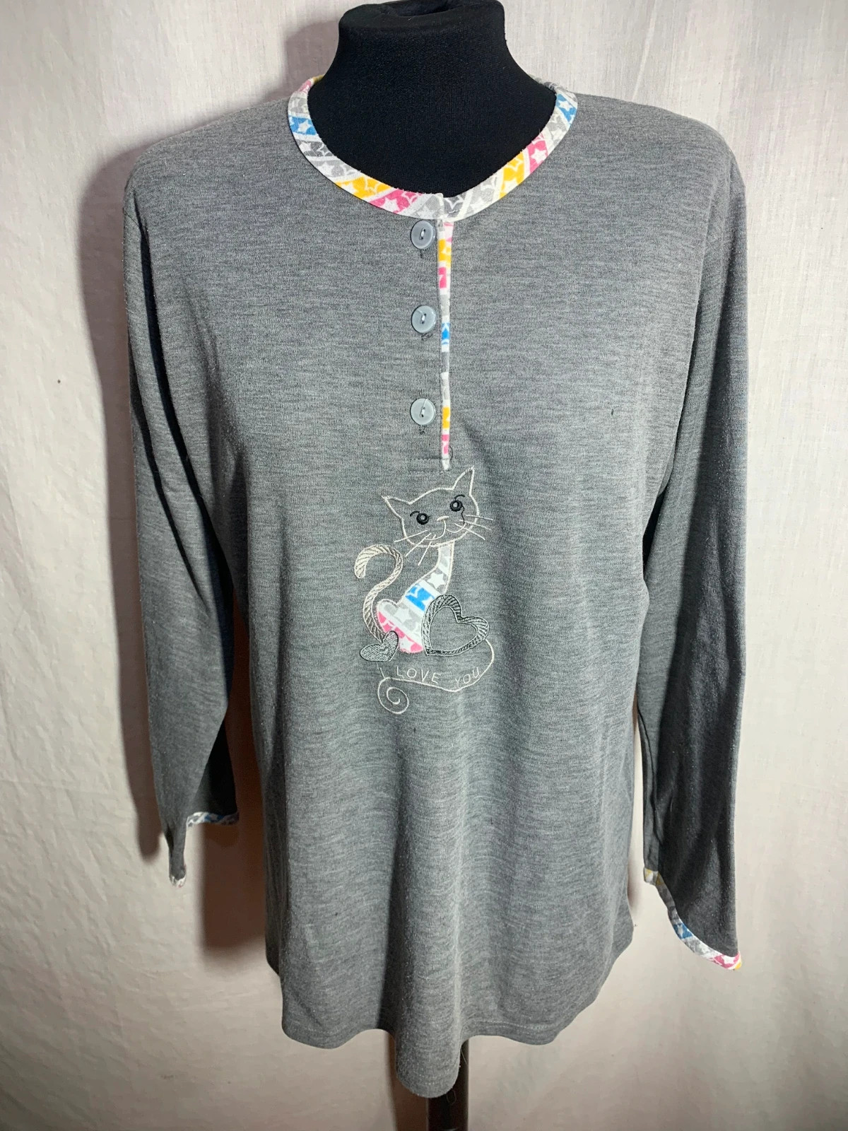 Camiseta de Pijama | Pajama Top | Doremi – Doremi – taille XXL / 44 / 16 2