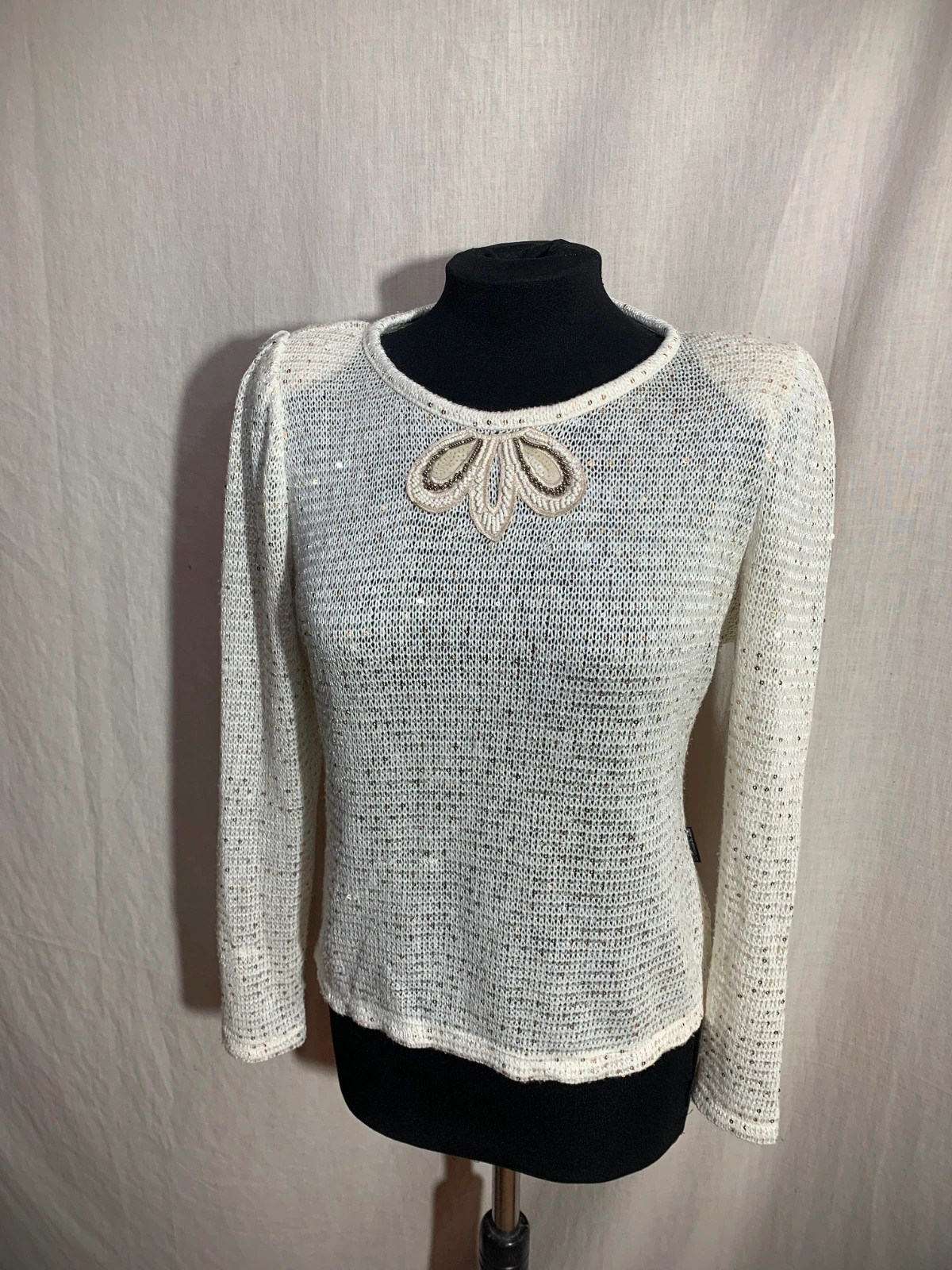 Jersey Blanco de Punto Abierto | White Open-Knit Sweater | El Armario de Lulú – el Armario de Lulú – taille L / 40 / 12 3