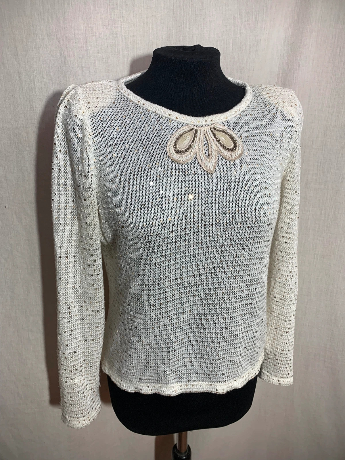 Jersey Blanco de Punto Abierto | White Open-Knit Sweater | El Armario de Lulú – el Armario de Lulú – taille L / 40 / 12 4