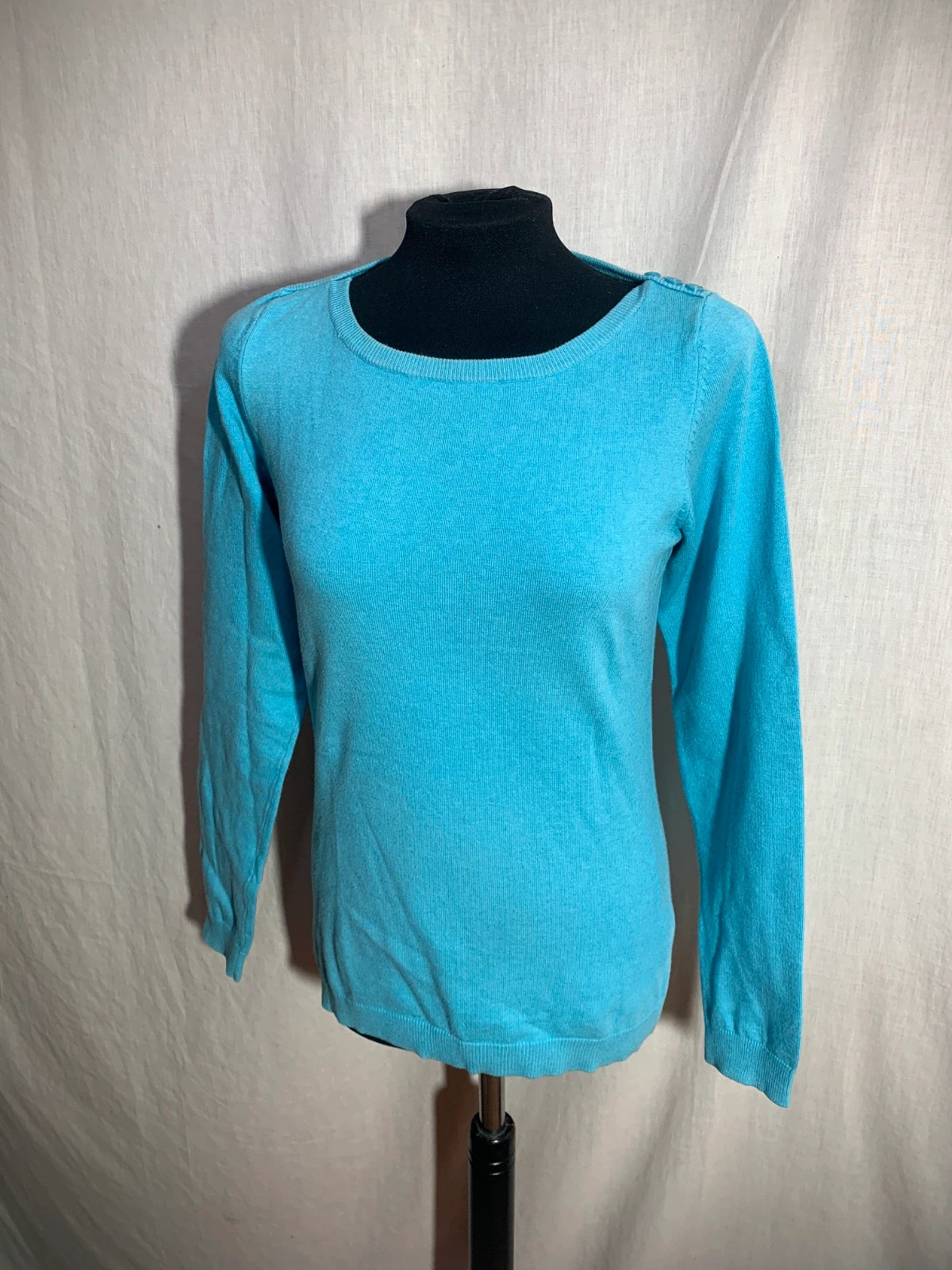 Jersey Turquesa | Turquoise Sweater | Green Coast – Green Coast – taille L / 40 / 12 3