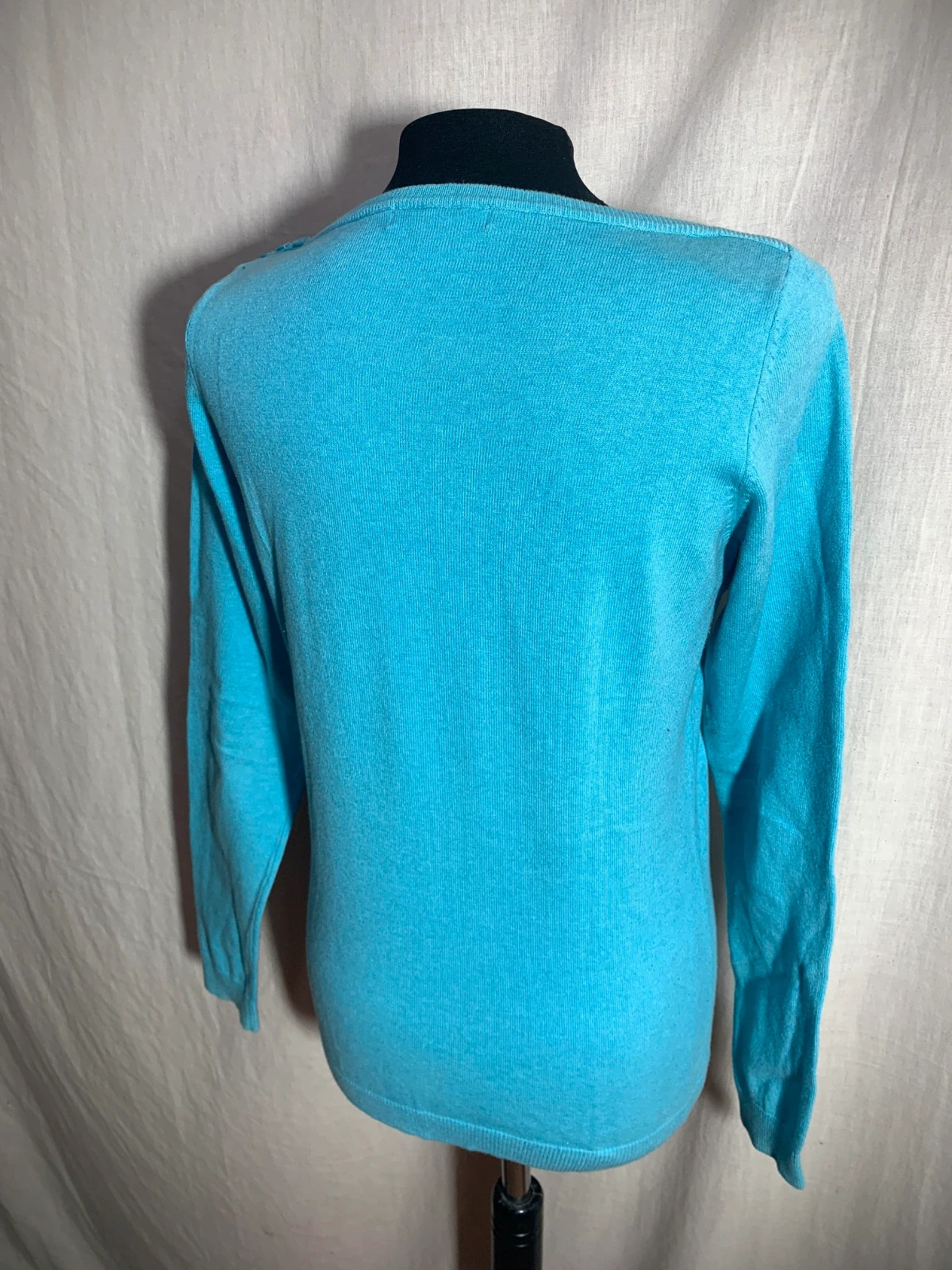 Jersey Turquesa | Turquoise Sweater | Green Coast – Green Coast – taille L / 40 / 12 5