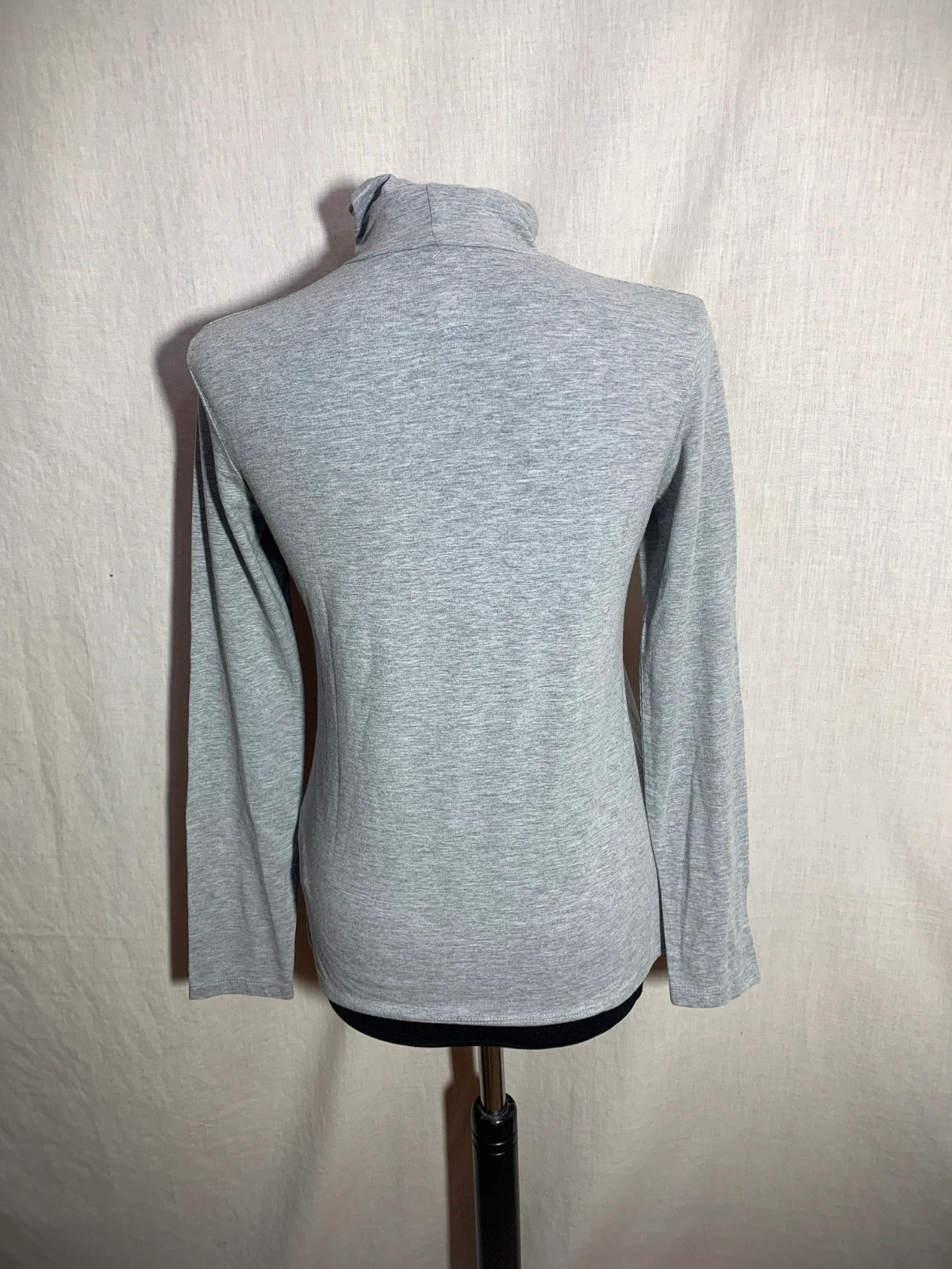 Camiseta de Cuello Alto Gris | Grey Turtleneck Shirt | Inditex – Inditex – taille M / 38 / 10 2