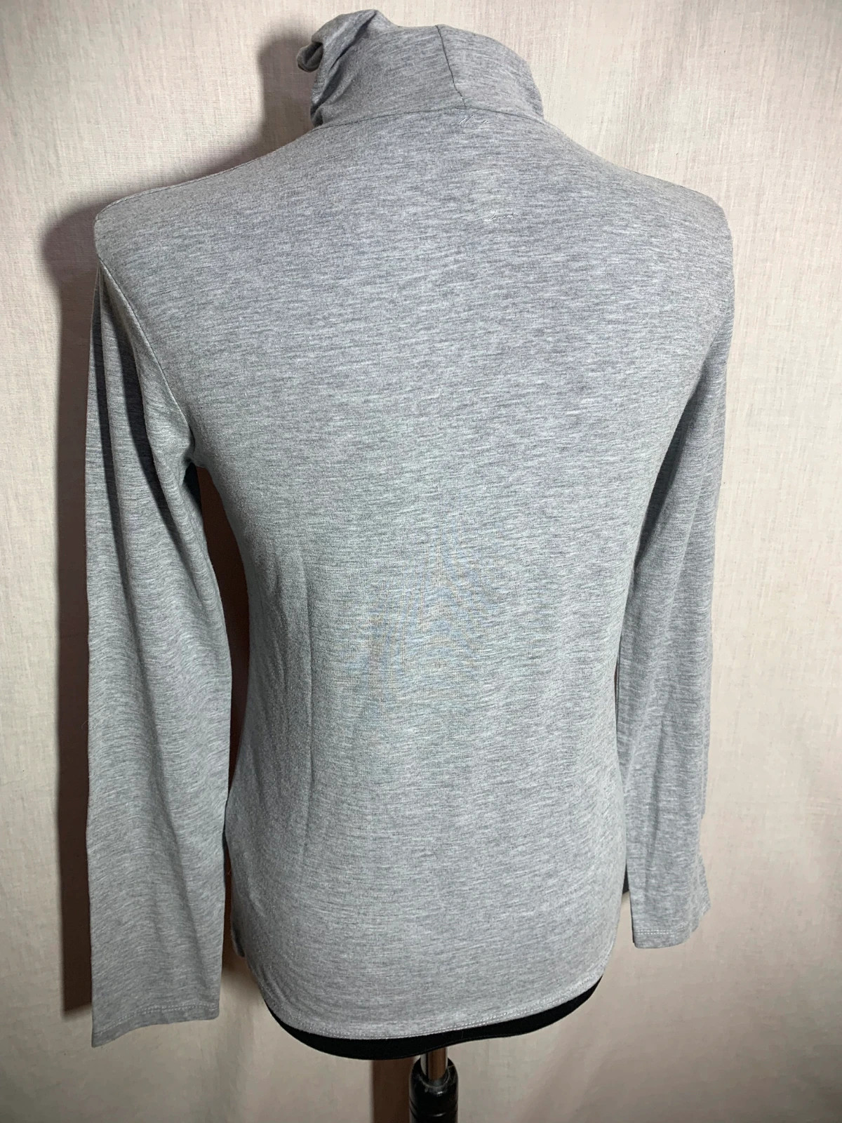 Camiseta de Cuello Alto Gris | Grey Turtleneck Shirt | Inditex – Inditex – taille M / 38 / 10 5