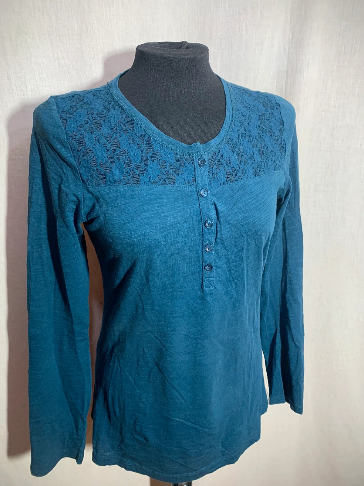 Camiseta Manga Larga Detalles Encaje | Long-Sleeved Shirt Lace Detailing | Mexx – Mexx – taille M / 38 / 10 4