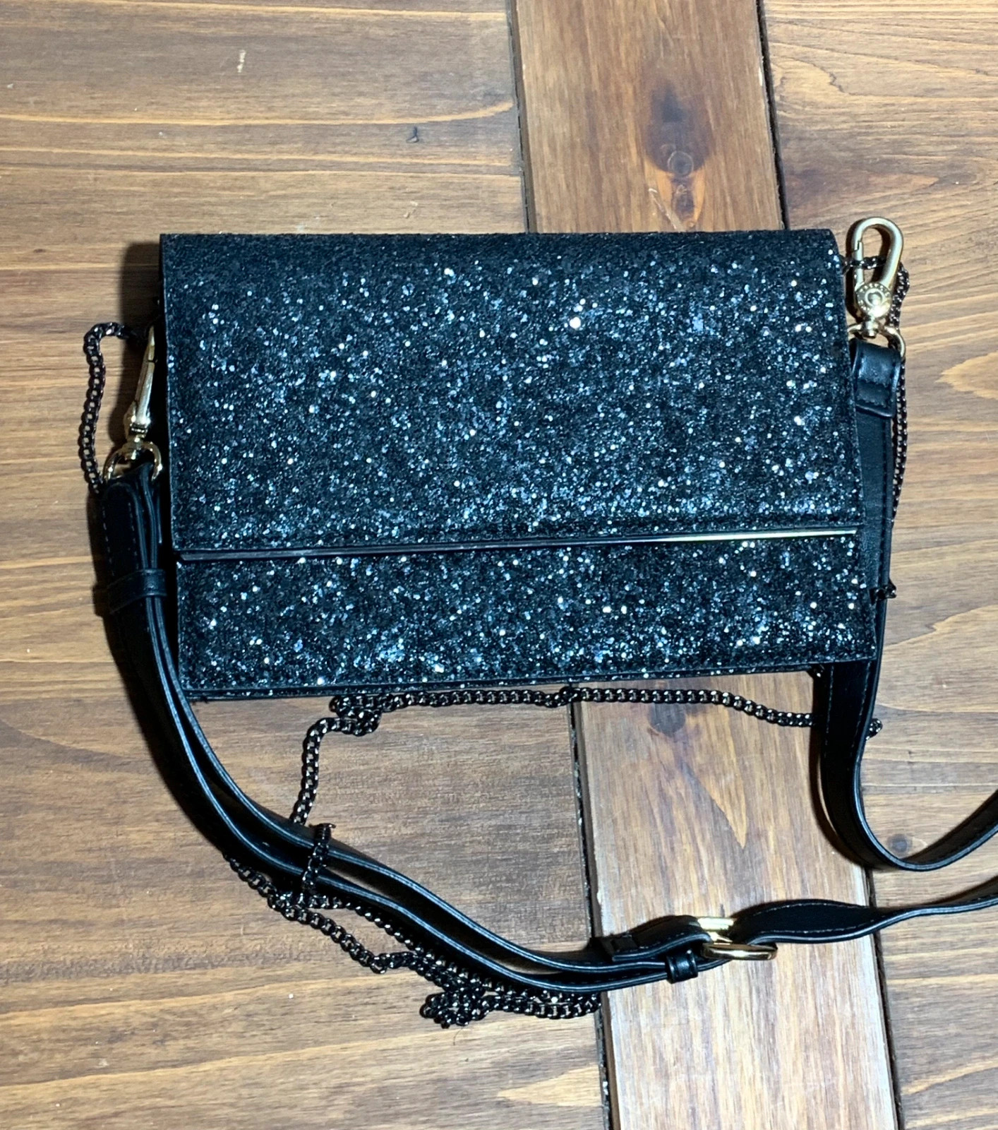 Bolso de mano de fiesta negro | Black party clutch bag | Parfois – Parfois 3