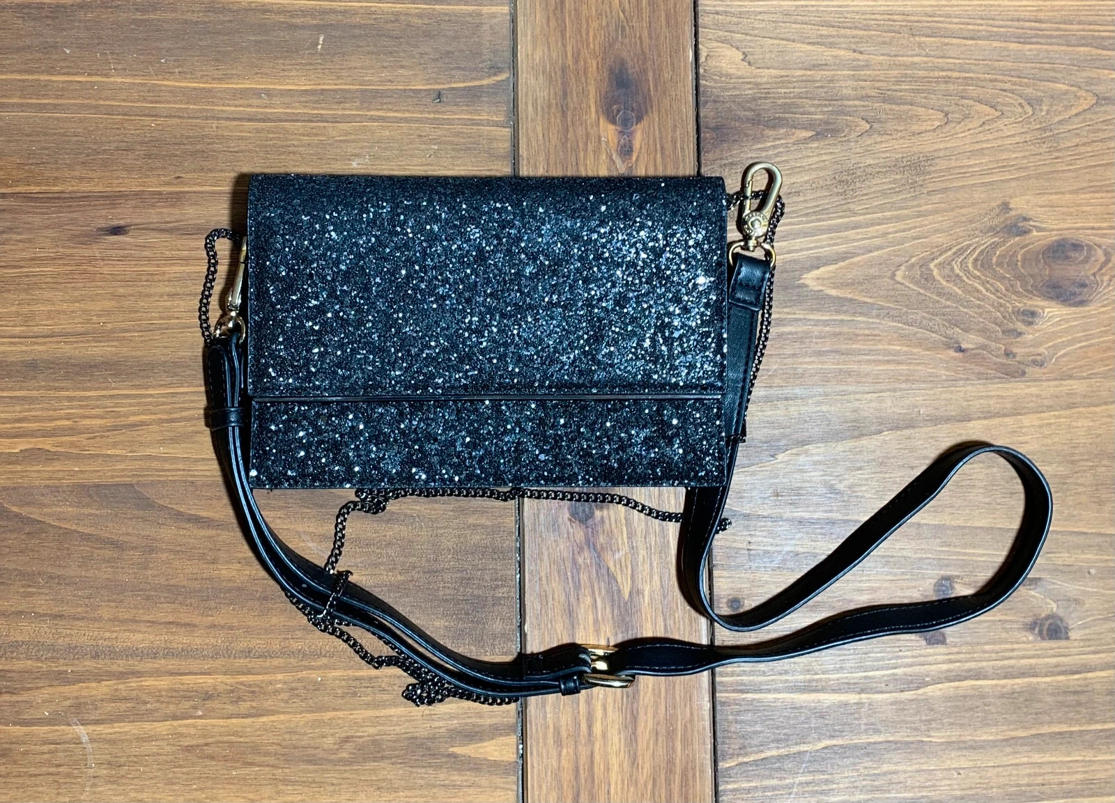 Bolso de mano de fiesta negro | Black party clutch bag | Parfois – Parfois 5