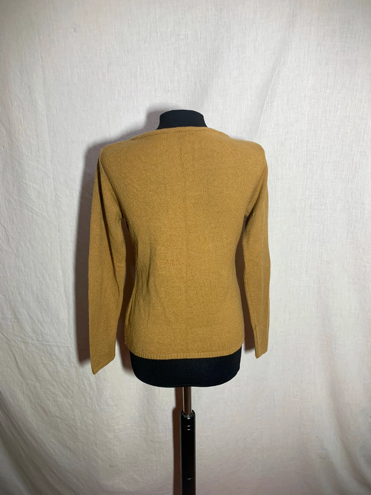 Jersey de Punto Mostaza | Mustard Knit Sweater – taille L / 40 / 12 2