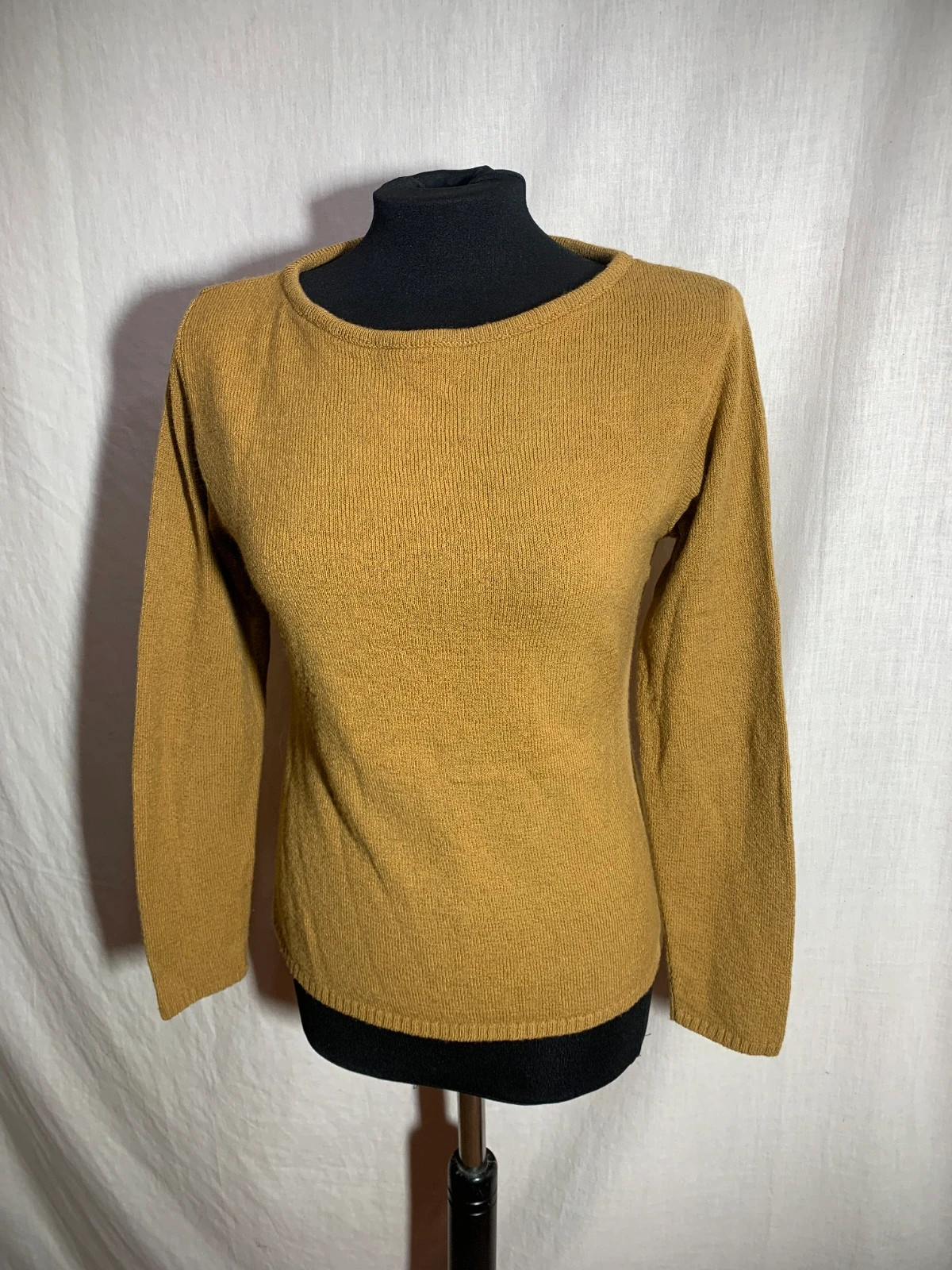 Jersey de Punto Mostaza | Mustard Knit Sweater – taille L / 40 / 12 3