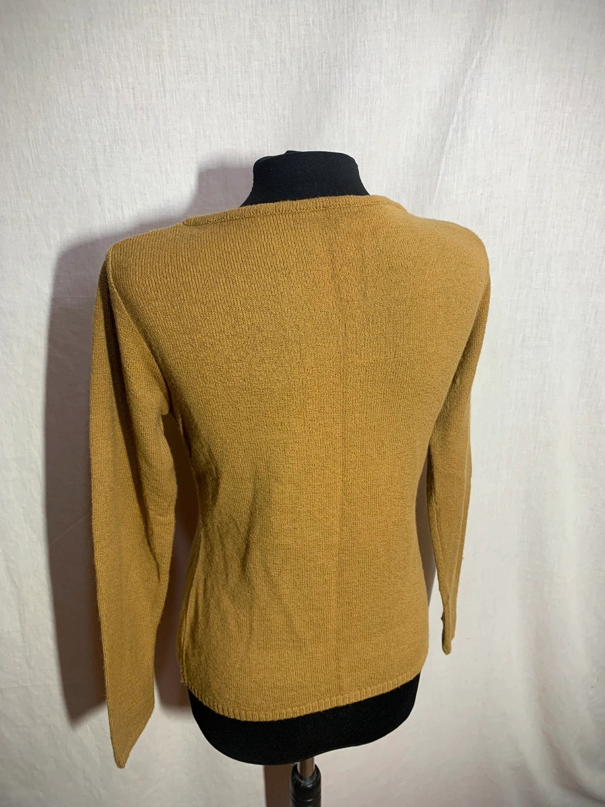 Jersey de Punto Mostaza | Mustard Knit Sweater – taille L / 40 / 12 4