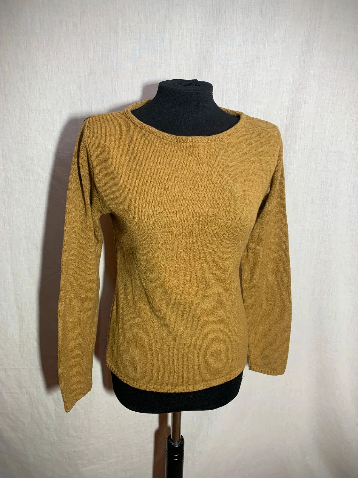 Jersey de Punto Mostaza | Mustard Knit Sweater – taille L / 40 / 12 5