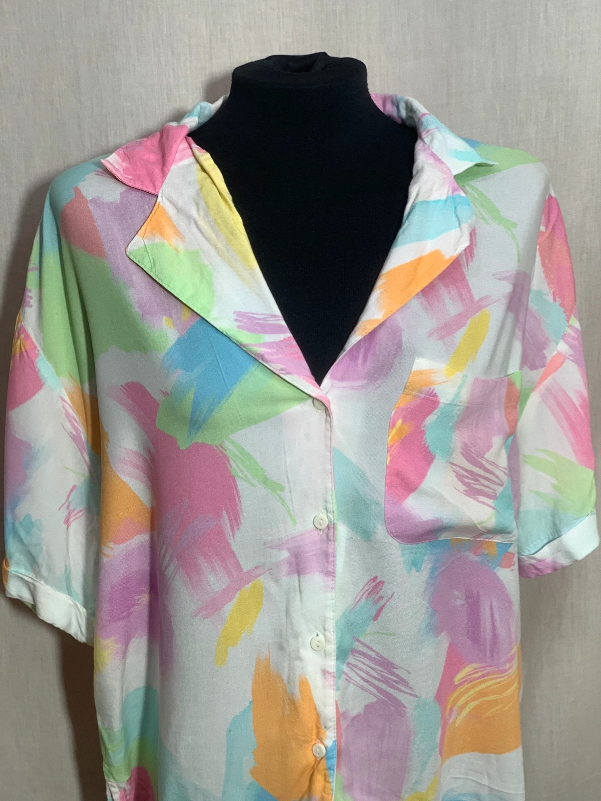 Camisa con Estampado Tie-Dye | Tie-Dye Print Shirt | Stradivarius – Stradivarius – taille M / 38 / 10 3