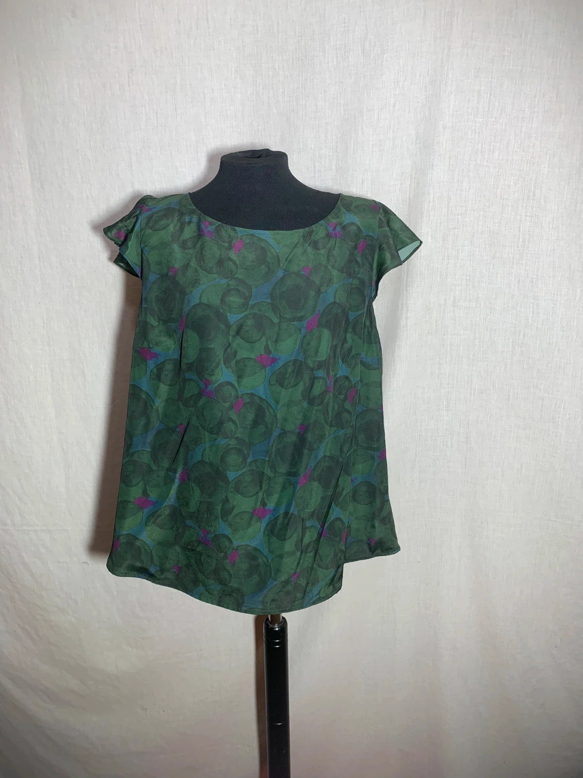 Blusa sin Mangas Verde | Green Sleeveless Blouse | Riverside – Riverside – taille XXXL / 46 / 18 2