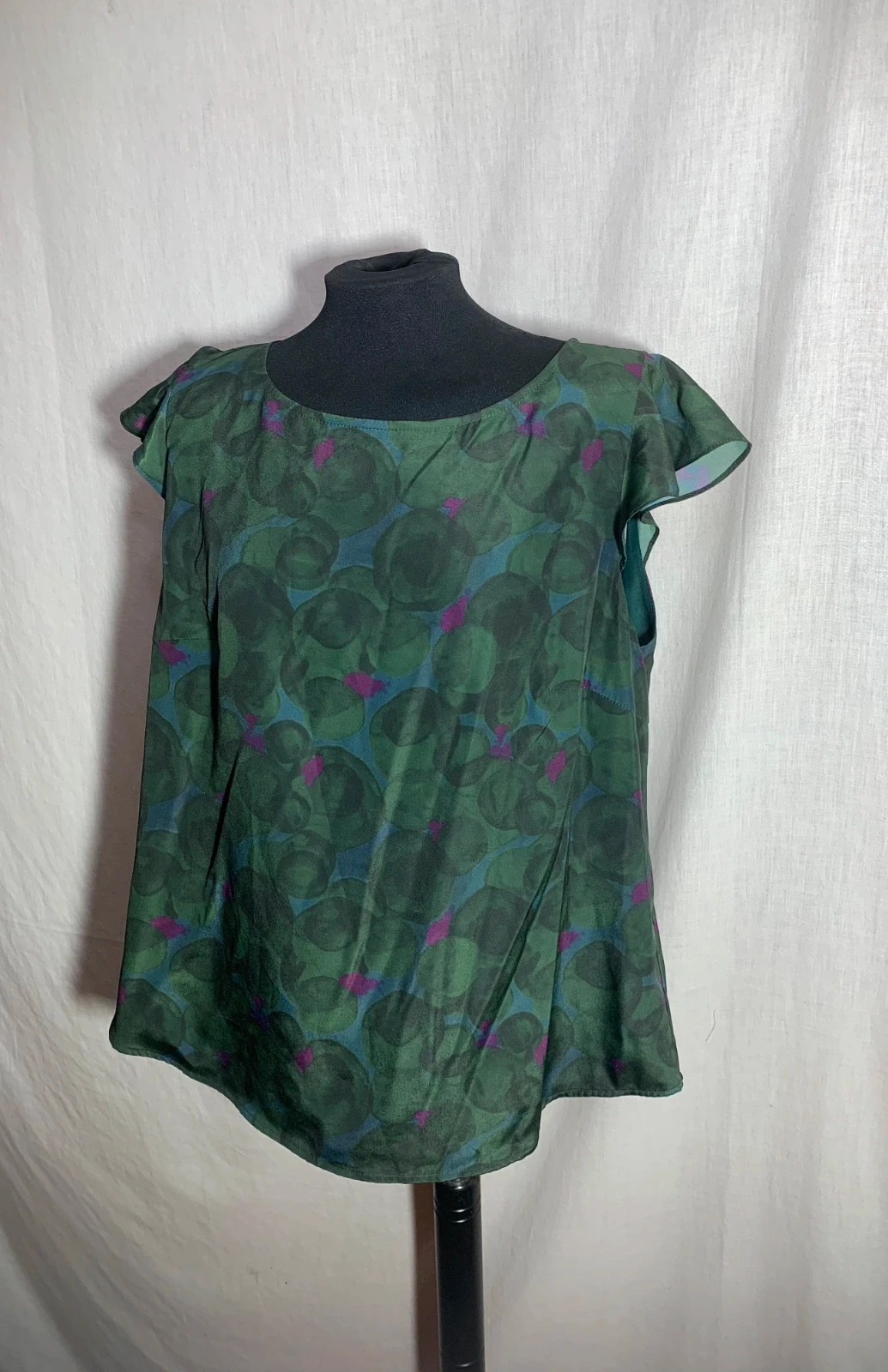 Blusa sin Mangas Verde | Green Sleeveless Blouse | Riverside – Riverside – taille XXXL / 46 / 18 3
