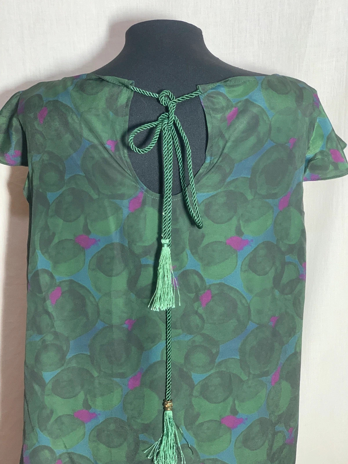 Blusa sin Mangas Verde | Green Sleeveless Blouse | Riverside – Riverside – taille XXXL / 46 / 18 4