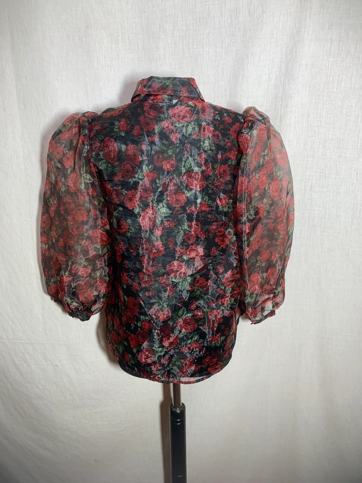 Camisa de Organza con Estampado Floral | Organza Shirt with Floral Print | Stradivarius – Stradivarius – taille M / 38 / 10 2