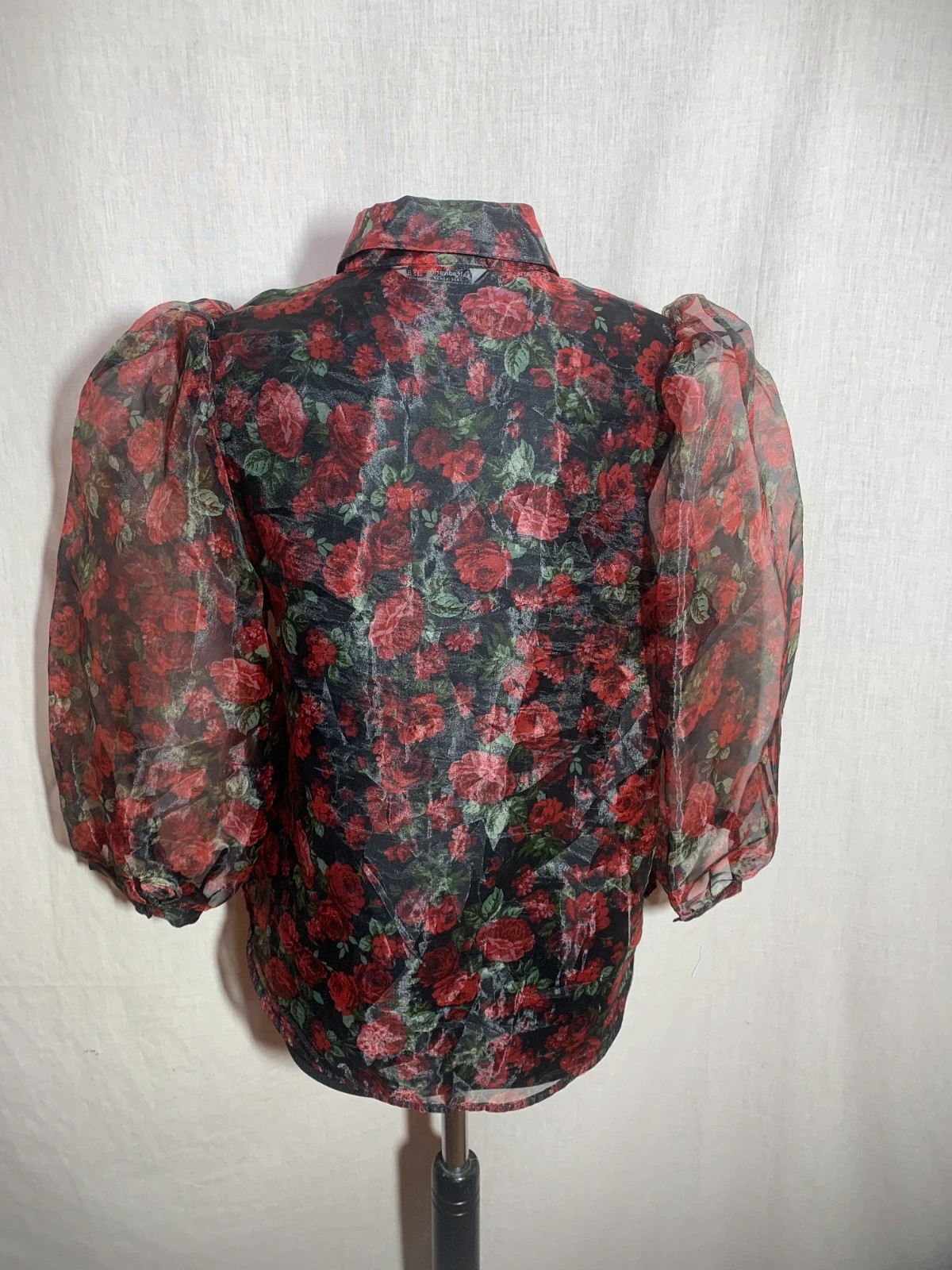 Camisa de Organza con Estampado Floral | Organza Shirt with Floral Print | Stradivarius – Stradivarius – taille M / 38 / 10 4