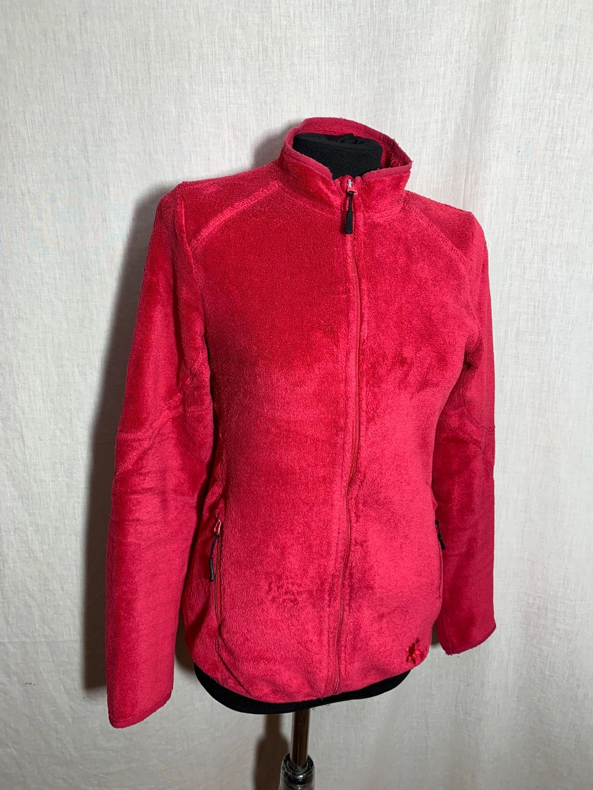 Chaqueta Polar Roja | Red Fleece Jacket | Crivit – Crivit – taille M / 38 / 10 4