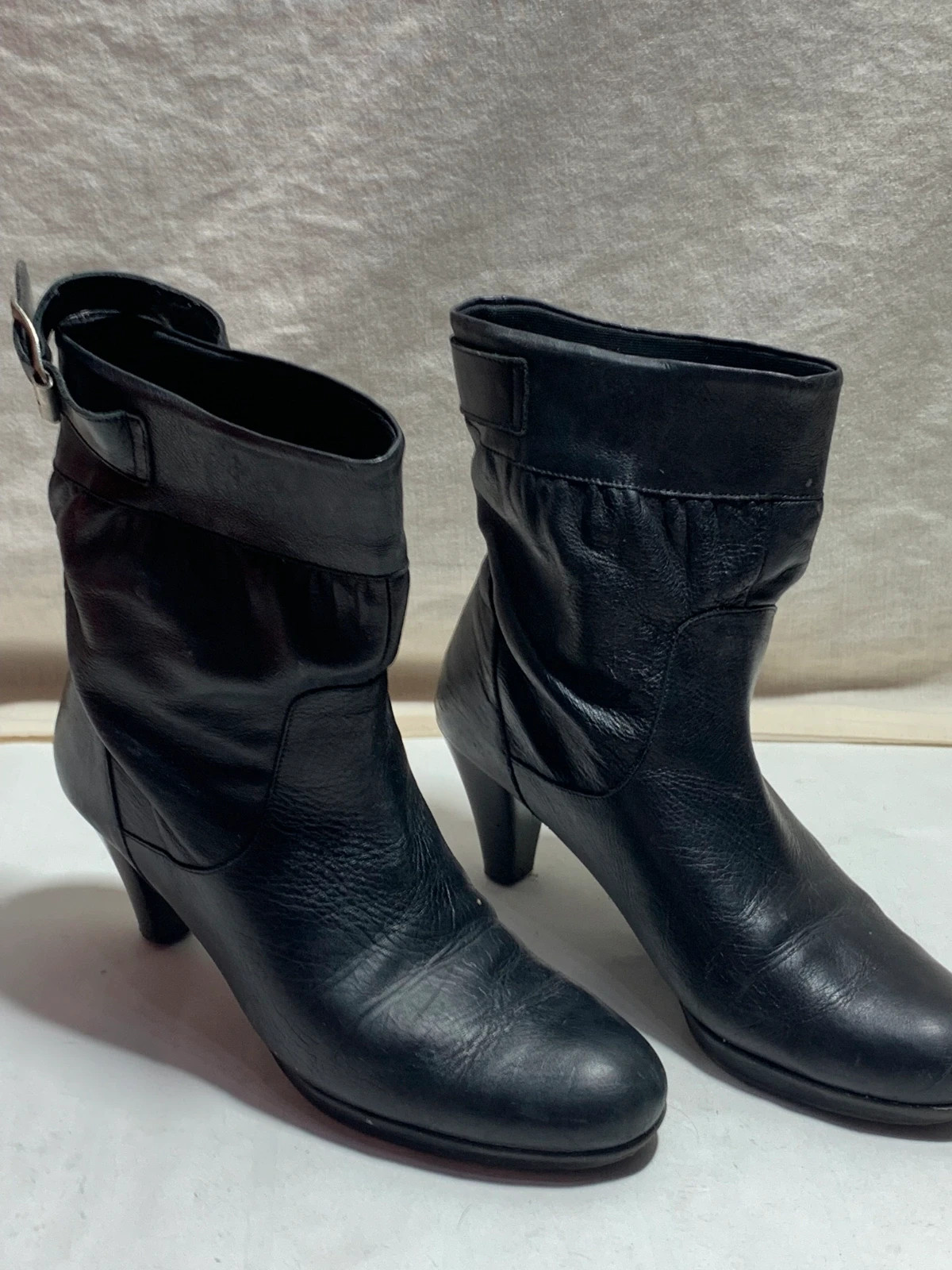 Botas de Tacón Negras | Black Heeled Boots – taille 39 2