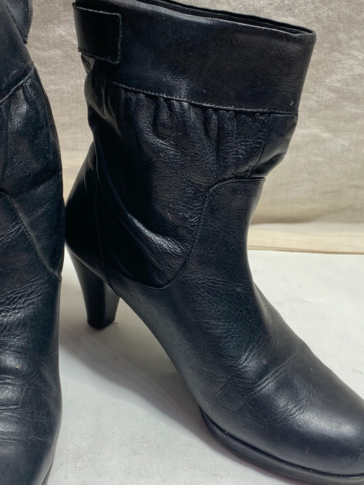 Botas de Tacón Negras | Black Heeled Boots – taille 39 5