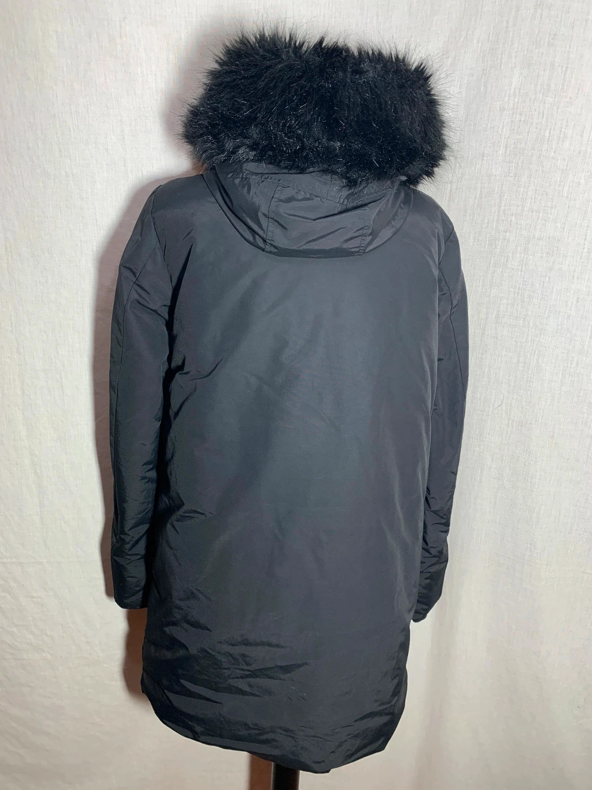 Abrigo Negro con Capucha | Black Coat with Hood | Stradivarius – Stradivarius – taille M / 38 / 10 4