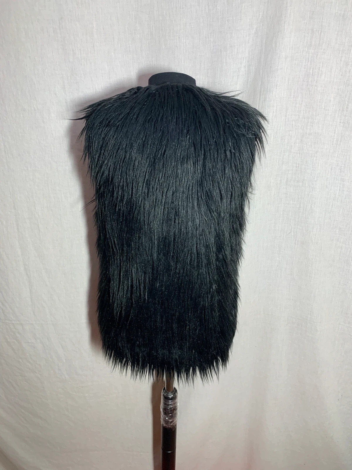 Chaleco de Pelo Sintético Negro | Black Faux Fur Vest | Naf Naf – Naf Naf – taille XS / 34 / 6 2