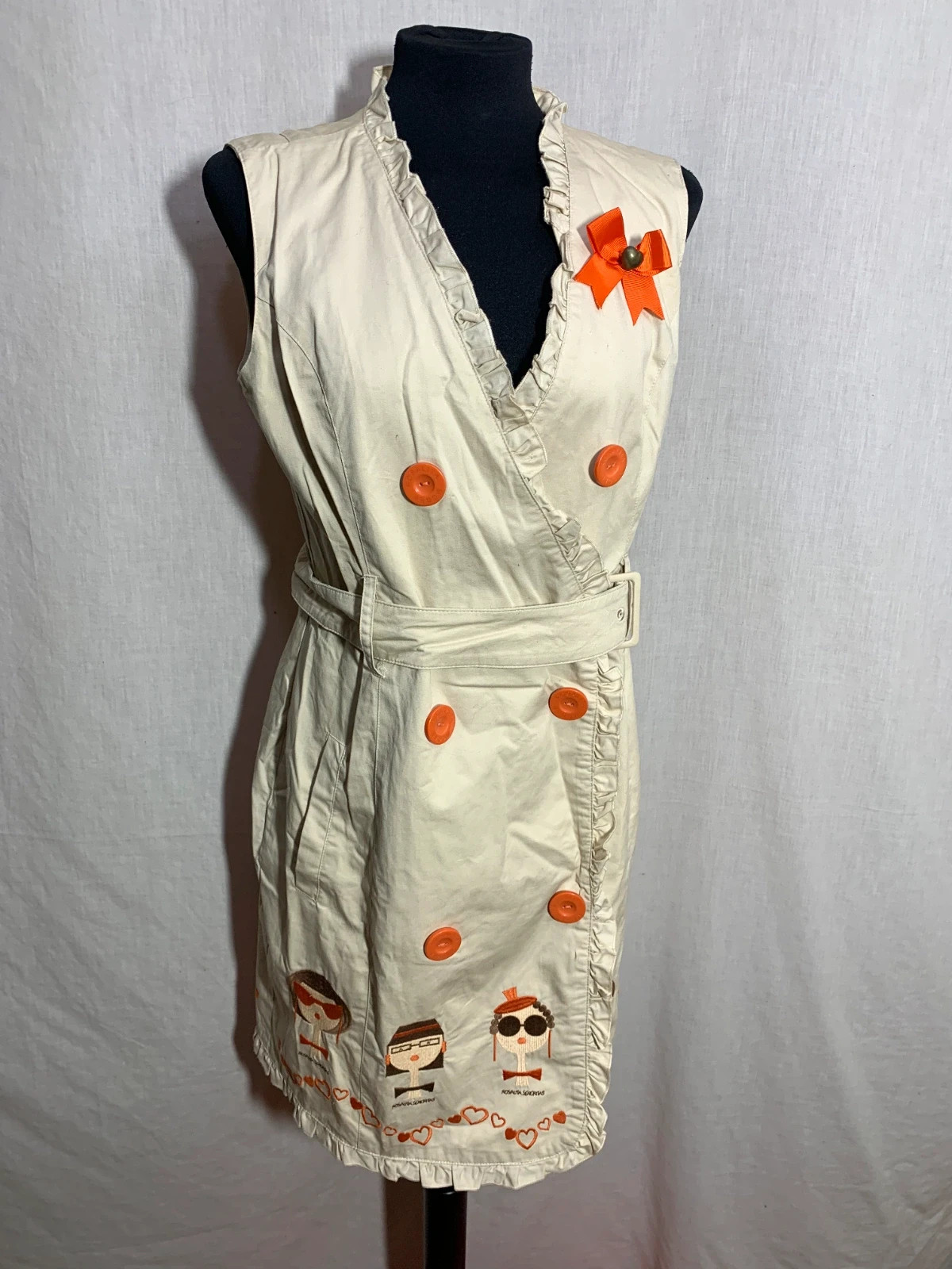 Vestido Largo sin Mangas Retro | Retro Sleeveless Long Dress – ROSALITA – taille L / 40 / 12 2