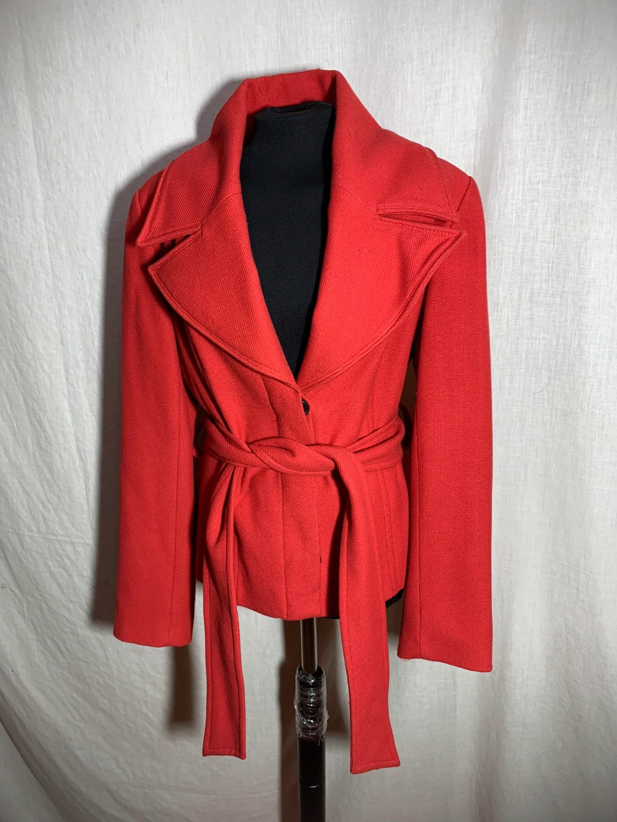 Abrigo Rojo Retro | Retro Red Coat | Zara – Zara – taille XL / 42 / 14 3