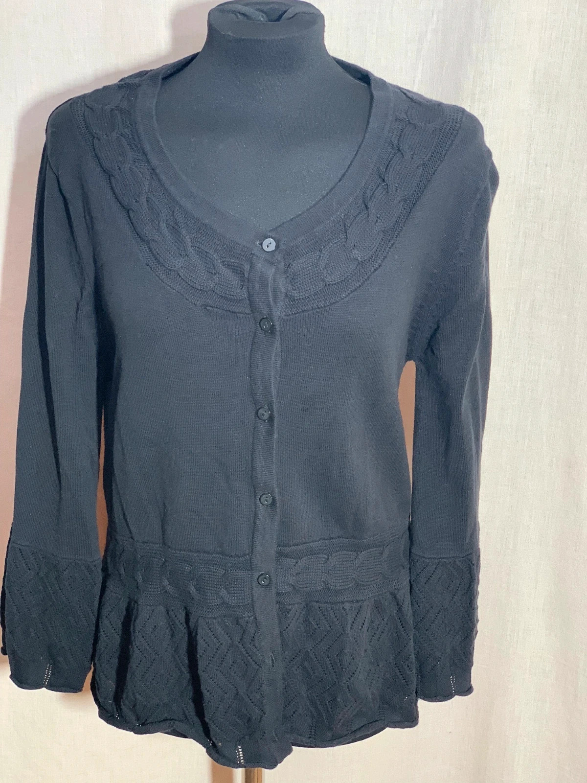 Rebeca Negra | Black Cardigan | Festa – Festa – taille XXXL / 46 / 18 4