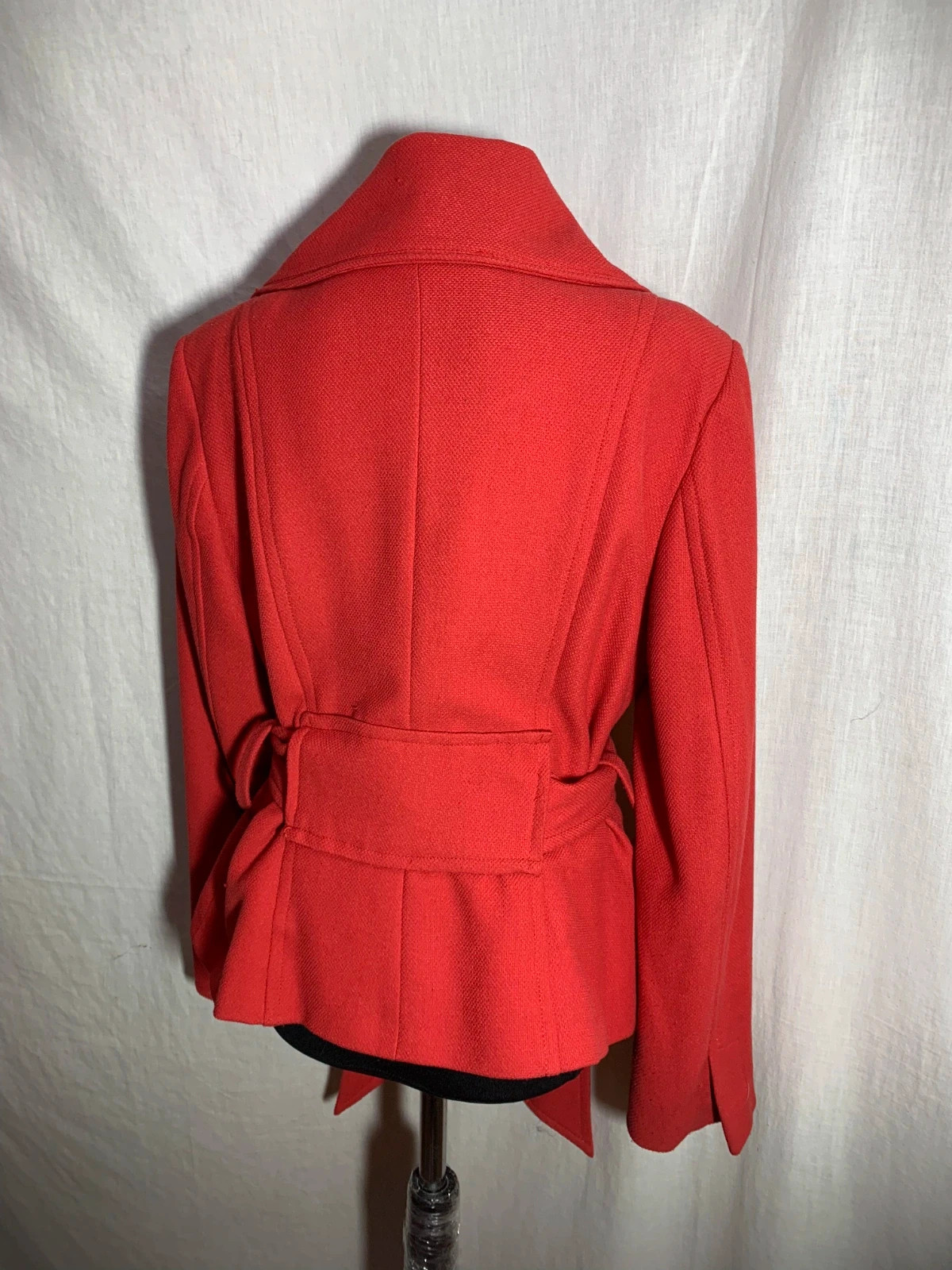 Abrigo Rojo Retro | Retro Red Coat | Zara – Zara – taille XL / 42 / 14 5