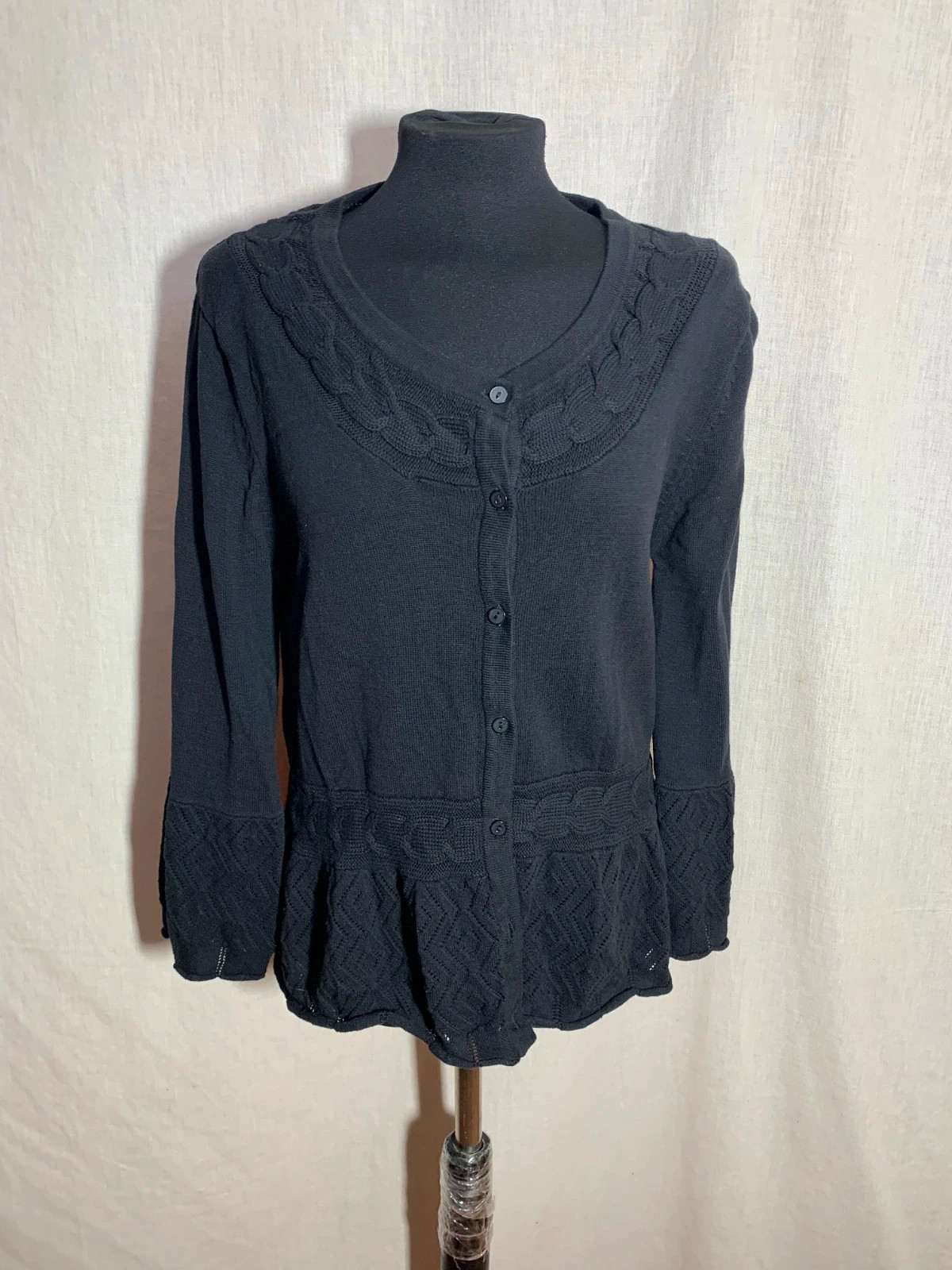 Rebeca Negra | Black Cardigan | Festa – Festa – taille XXXL / 46 / 18 5