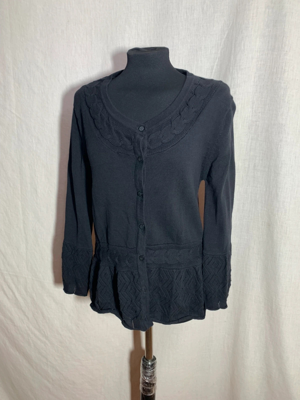 Rebeca Negra | Black Cardigan | Festa – Festa – taille XXXL / 46 / 18 2