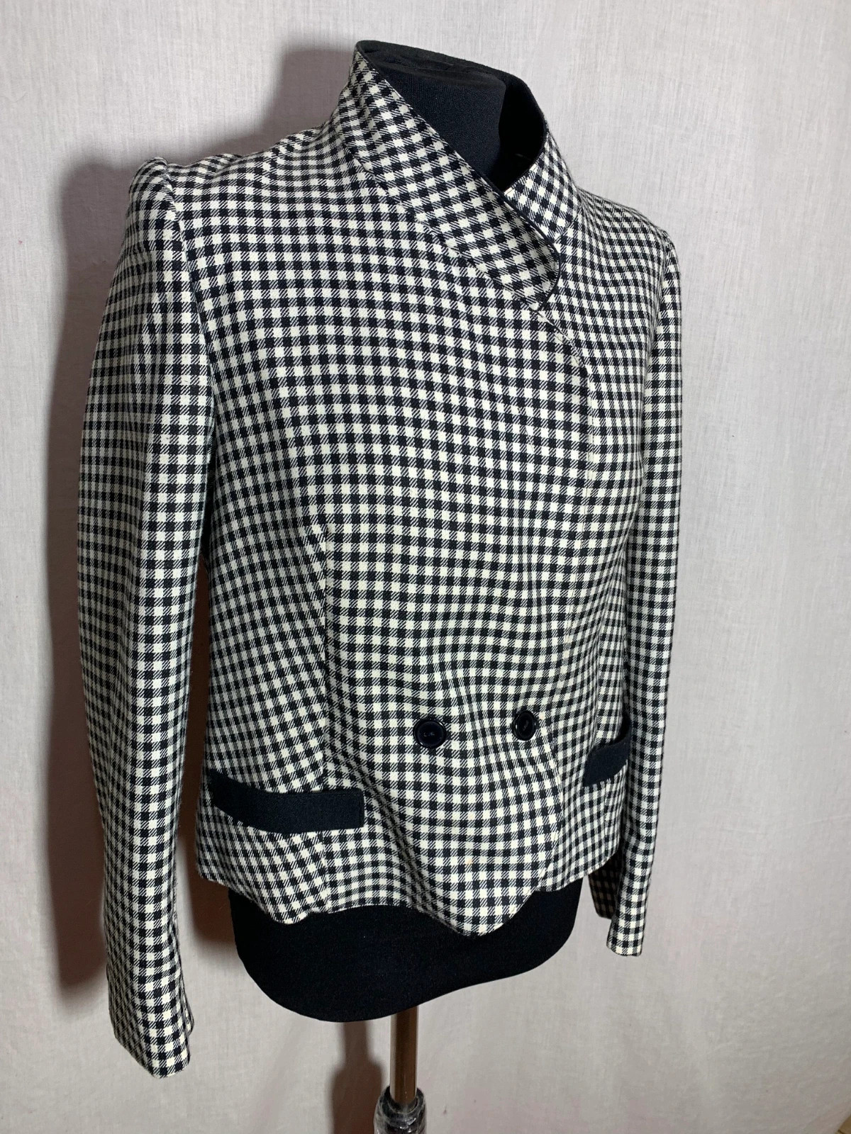 Blazer Blanca y Negra | Black and White Blazer – taille XXL / 44 / 16 4