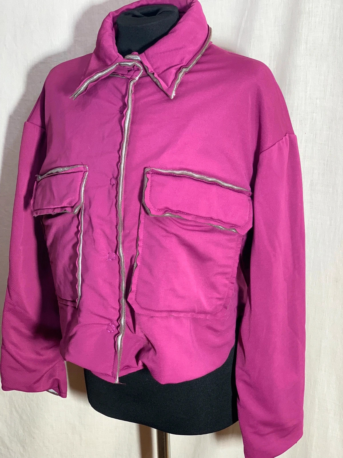 Chaqueta de Licra Morada | Purple Lycra Jacket – taille L / 40 / 12 4